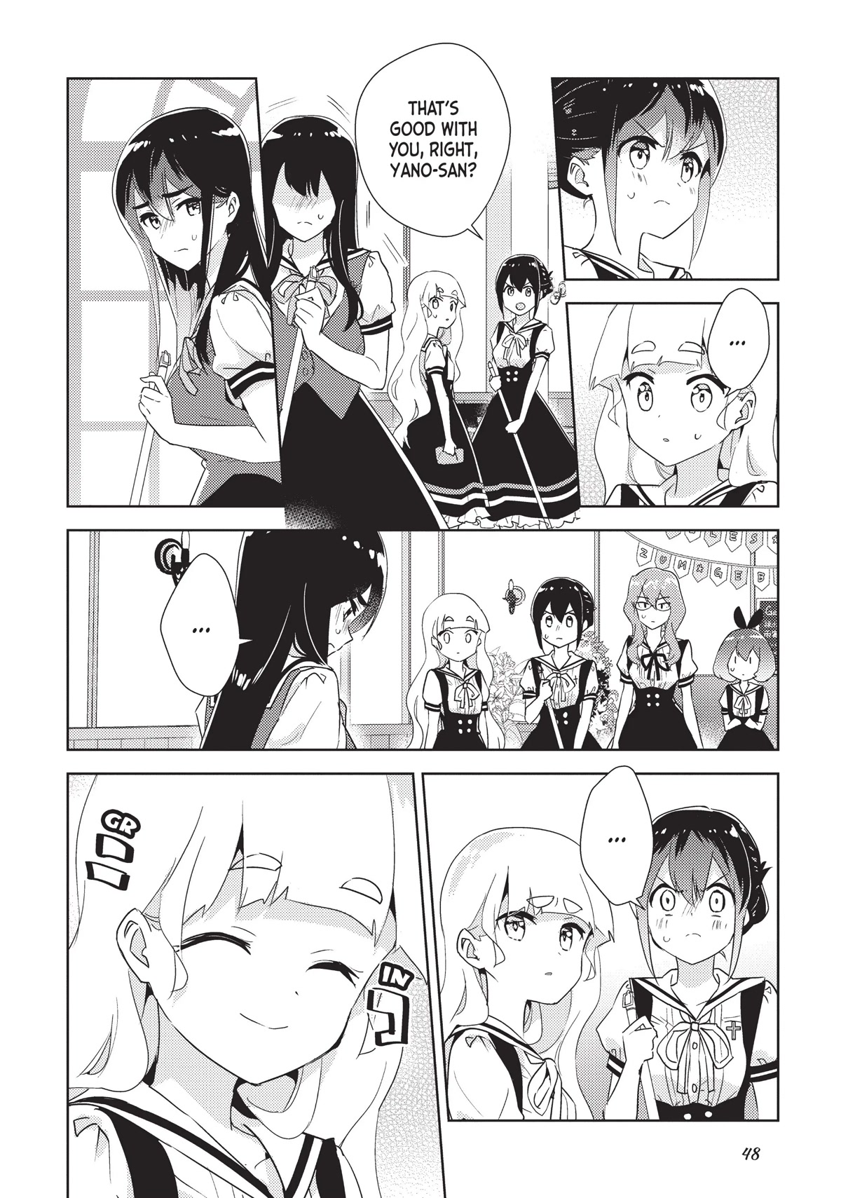 Watashi no Yuri wa Oshigoto desu! Chapter 38 page 10 - Chapter 38: When the Party's Over