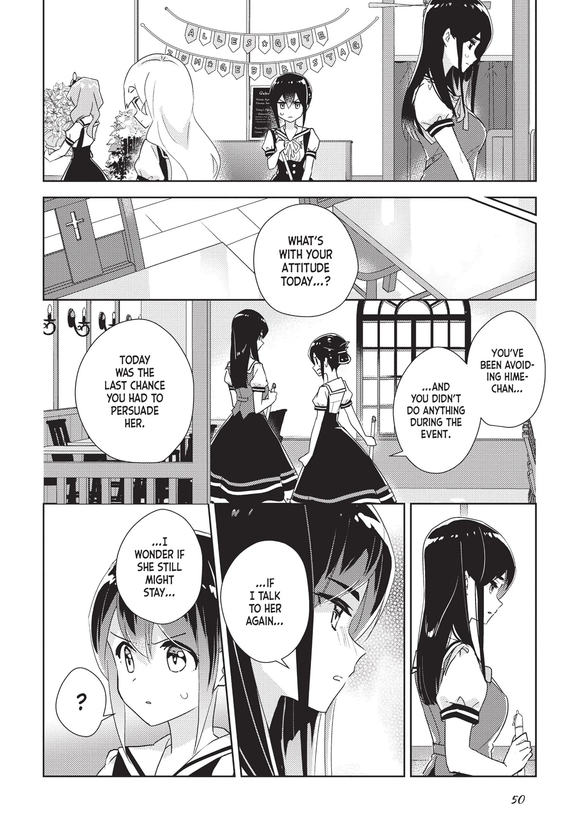 Watashi no Yuri wa Oshigoto desu! Chapter 38 page 12 - Chapter 38: When the Party's Over