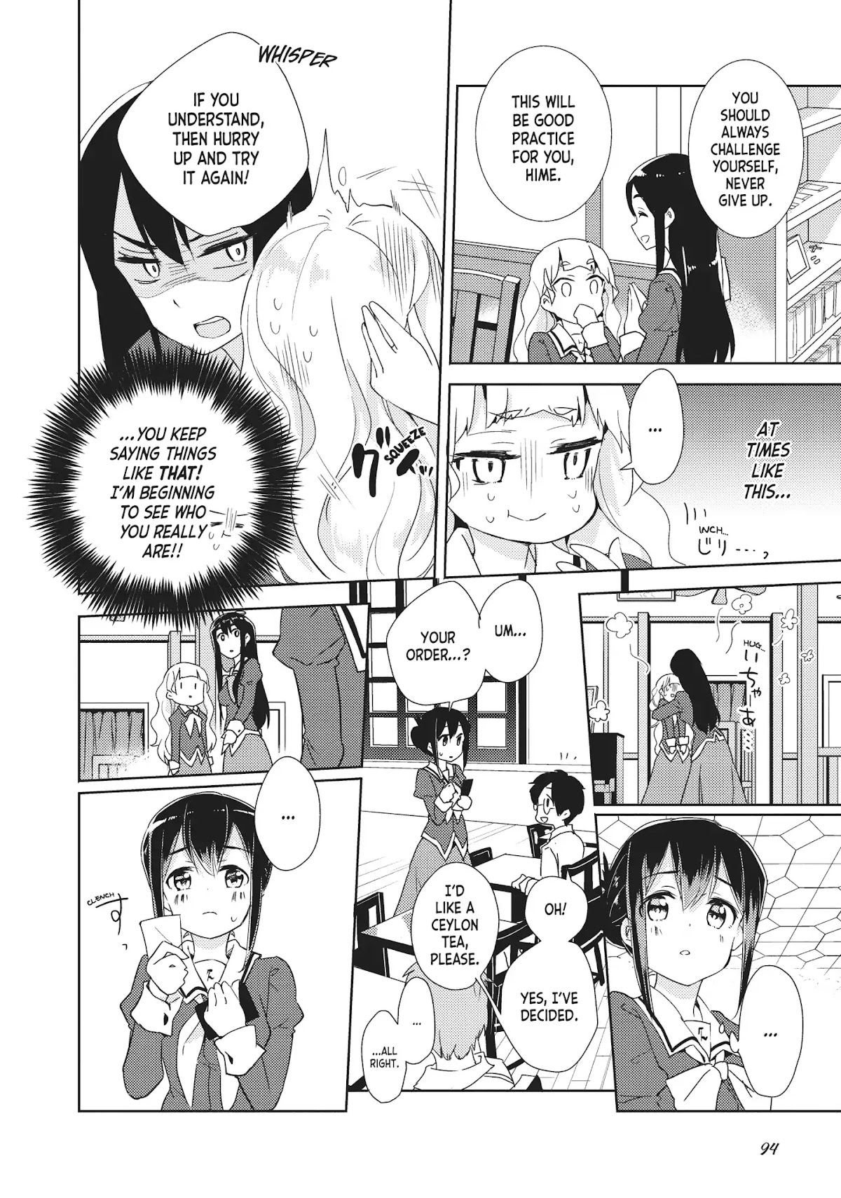 Watashi no Yuri wa Oshigoto desu! Chapter 4 page 10 - Chapter 4: Vol.1 Shift 4: Shall We Begin Service Now?