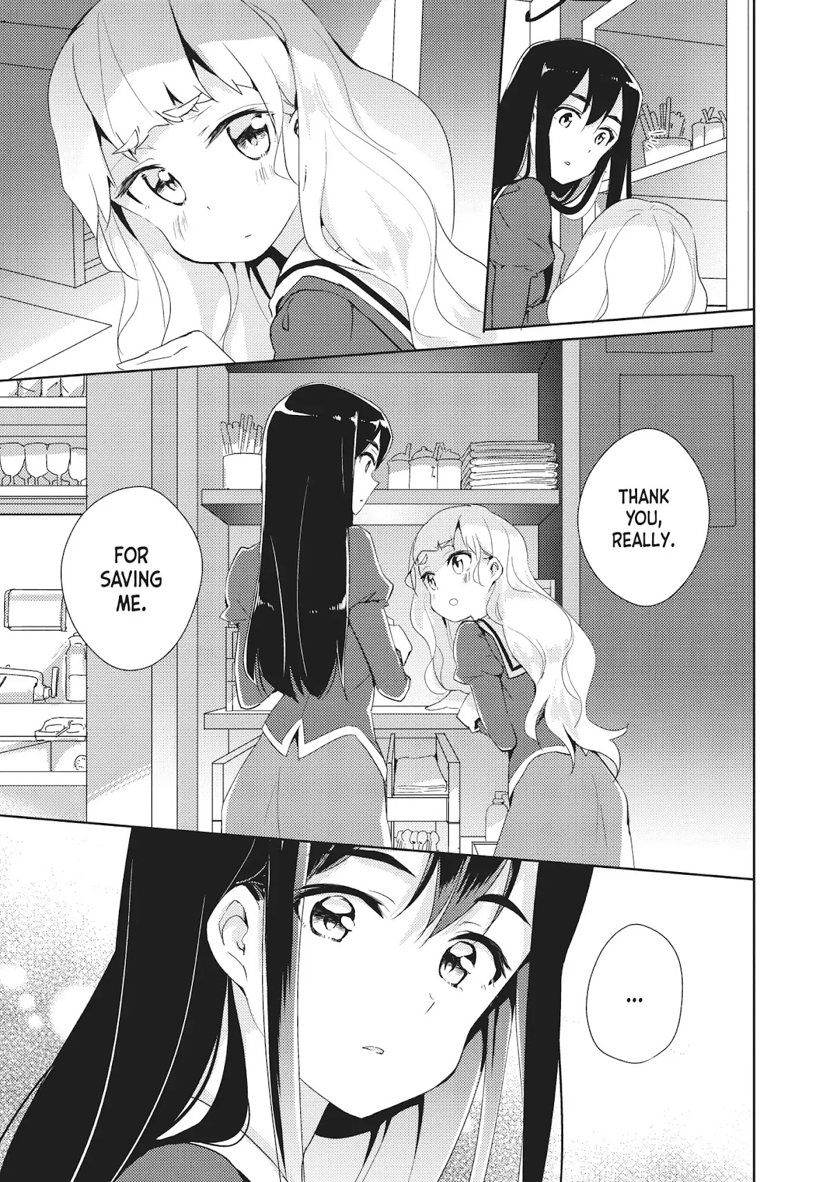 Watashi no Yuri wa Oshigoto desu! Chapter 4 page 21 - Chapter 4: Vol.1 Shift 4: Shall We Begin Service Now?