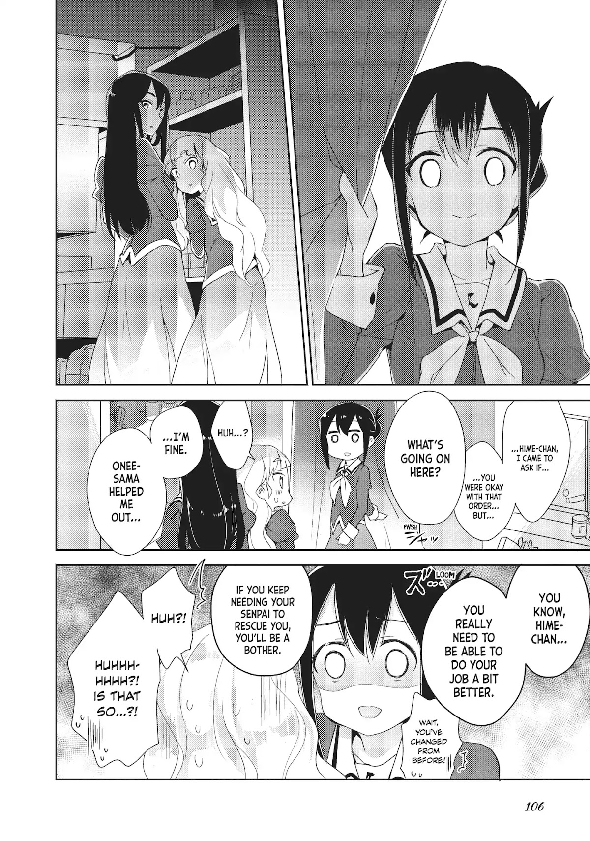 Watashi no Yuri wa Oshigoto desu! Chapter 4 page 22 - Chapter 4: Vol.1 Shift 4: Shall We Begin Service Now?