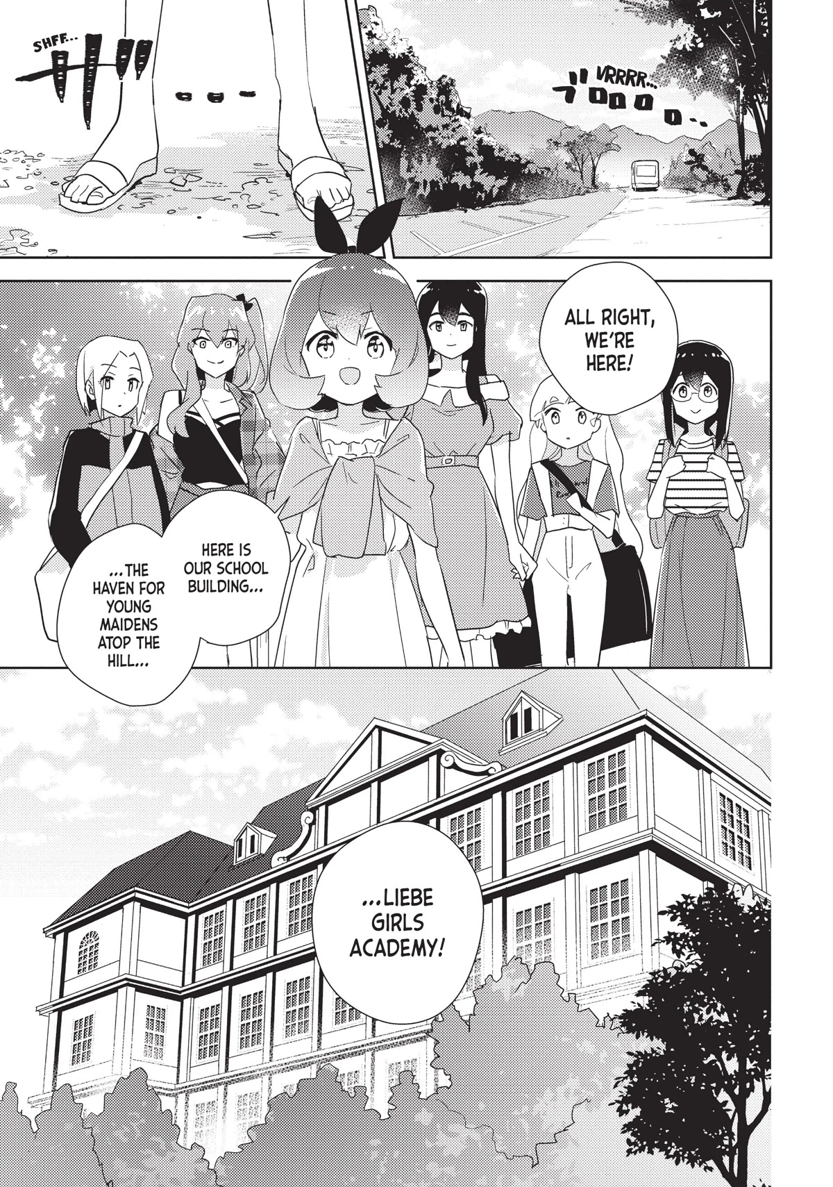 Watashi no Yuri wa Oshigoto desu! Chapter 40 page 1 - Chapter 40: Schoolhouse Sleepover!