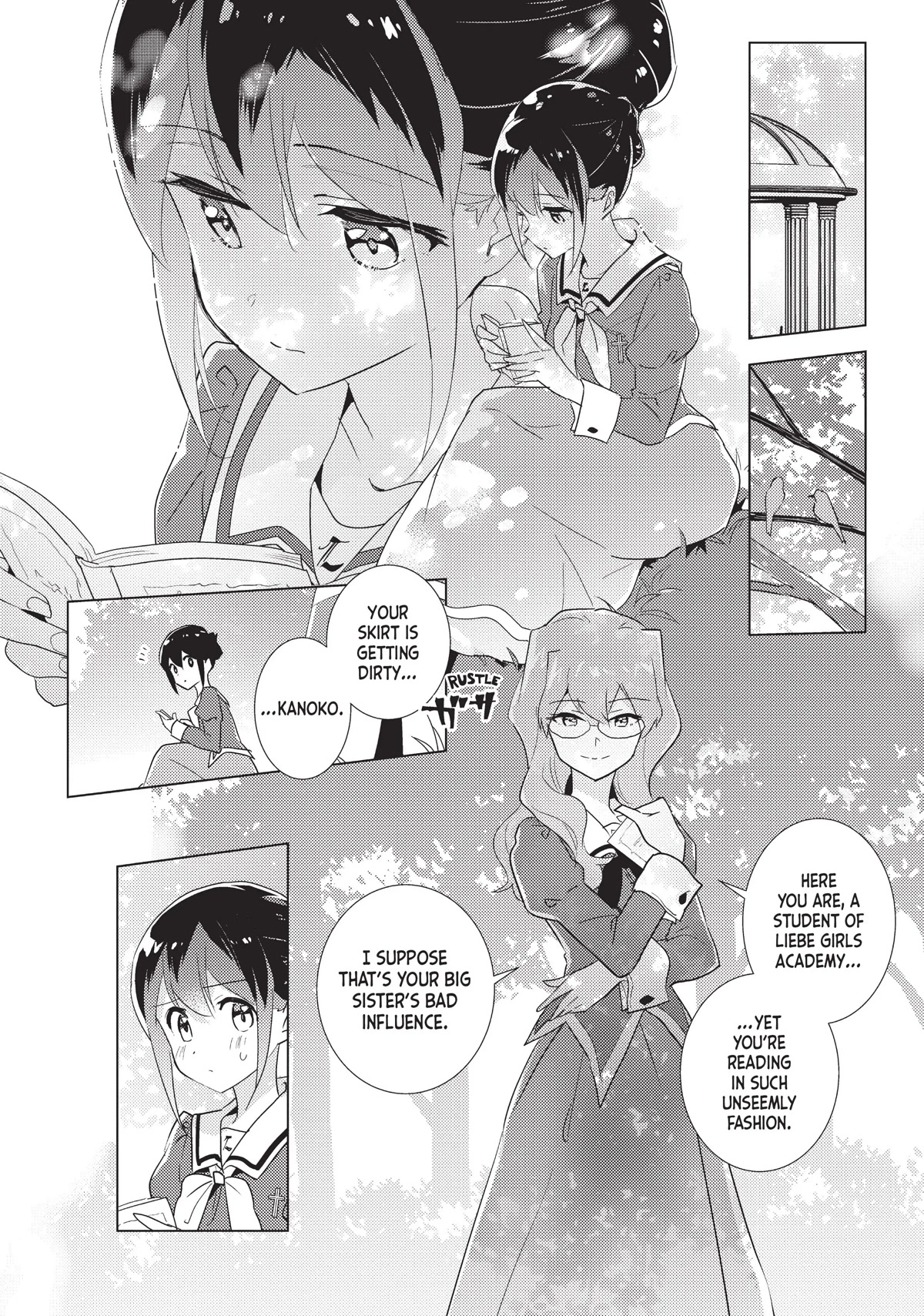 Watashi no Yuri wa Oshigoto desu! Chapter 40 page 12 - Chapter 40: Schoolhouse Sleepover!
