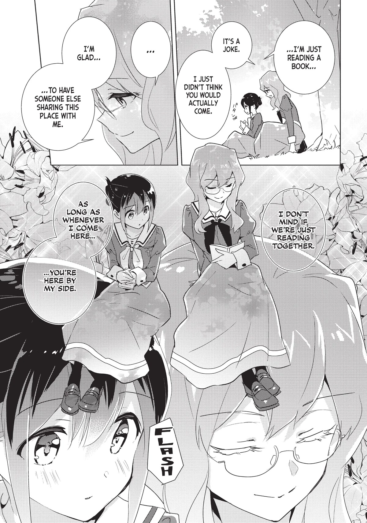 Watashi no Yuri wa Oshigoto desu! Chapter 40 page 13 - Chapter 40: Schoolhouse Sleepover!