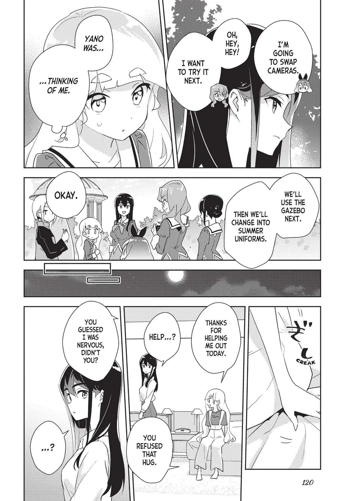 Watashi no Yuri wa Oshigoto desu! Chapter 40 page 18 - Chapter 40: Schoolhouse Sleepover!