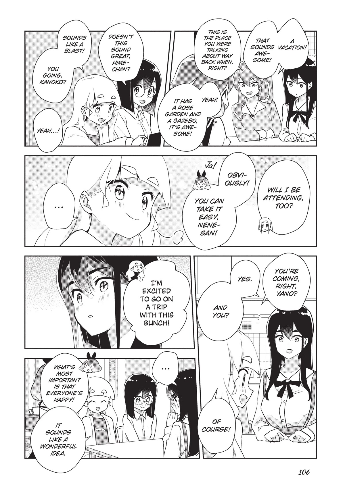 Watashi no Yuri wa Oshigoto desu! Chapter 40 page 4 - Chapter 40: Schoolhouse Sleepover!