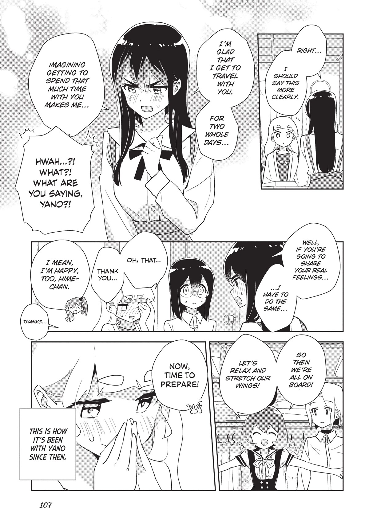 Watashi no Yuri wa Oshigoto desu! Chapter 40 page 5 - Chapter 40: Schoolhouse Sleepover!