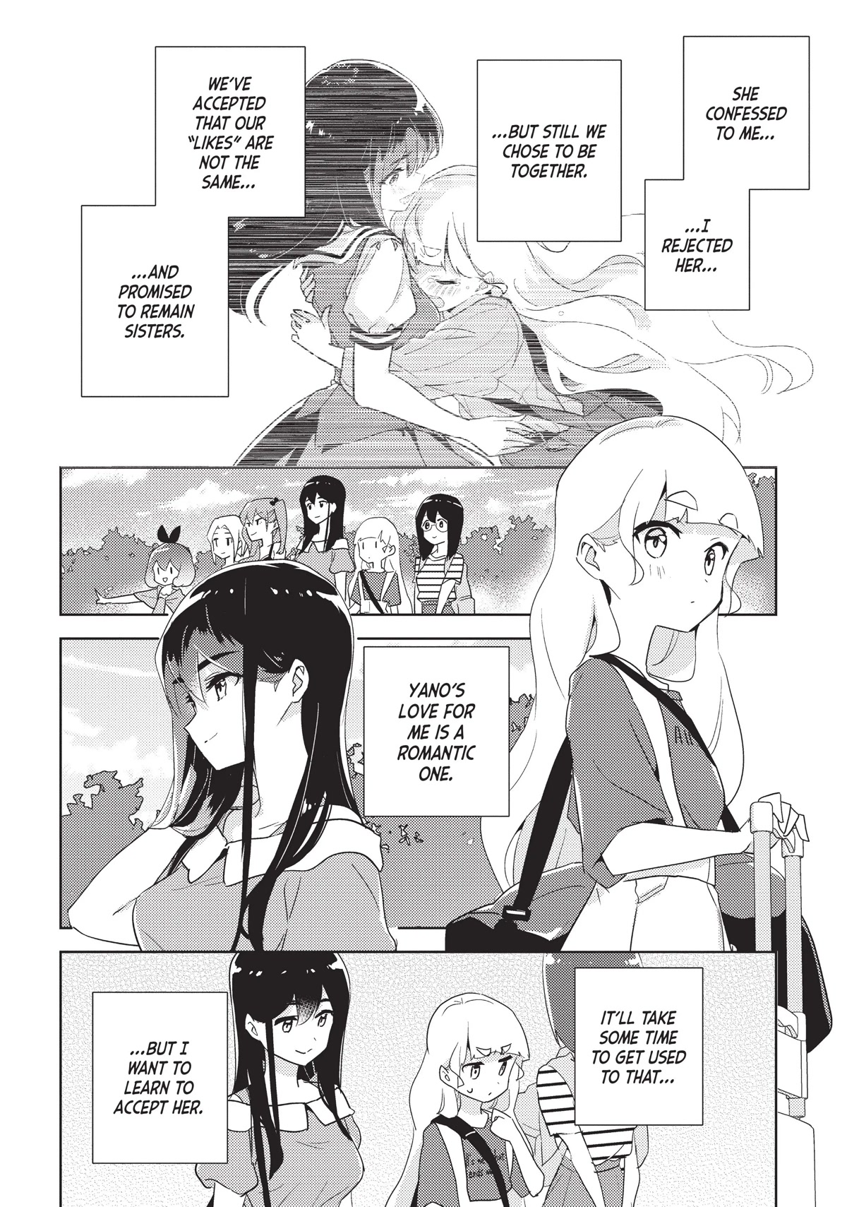 Watashi no Yuri wa Oshigoto desu! Chapter 40 page 6 - Chapter 40: Schoolhouse Sleepover!