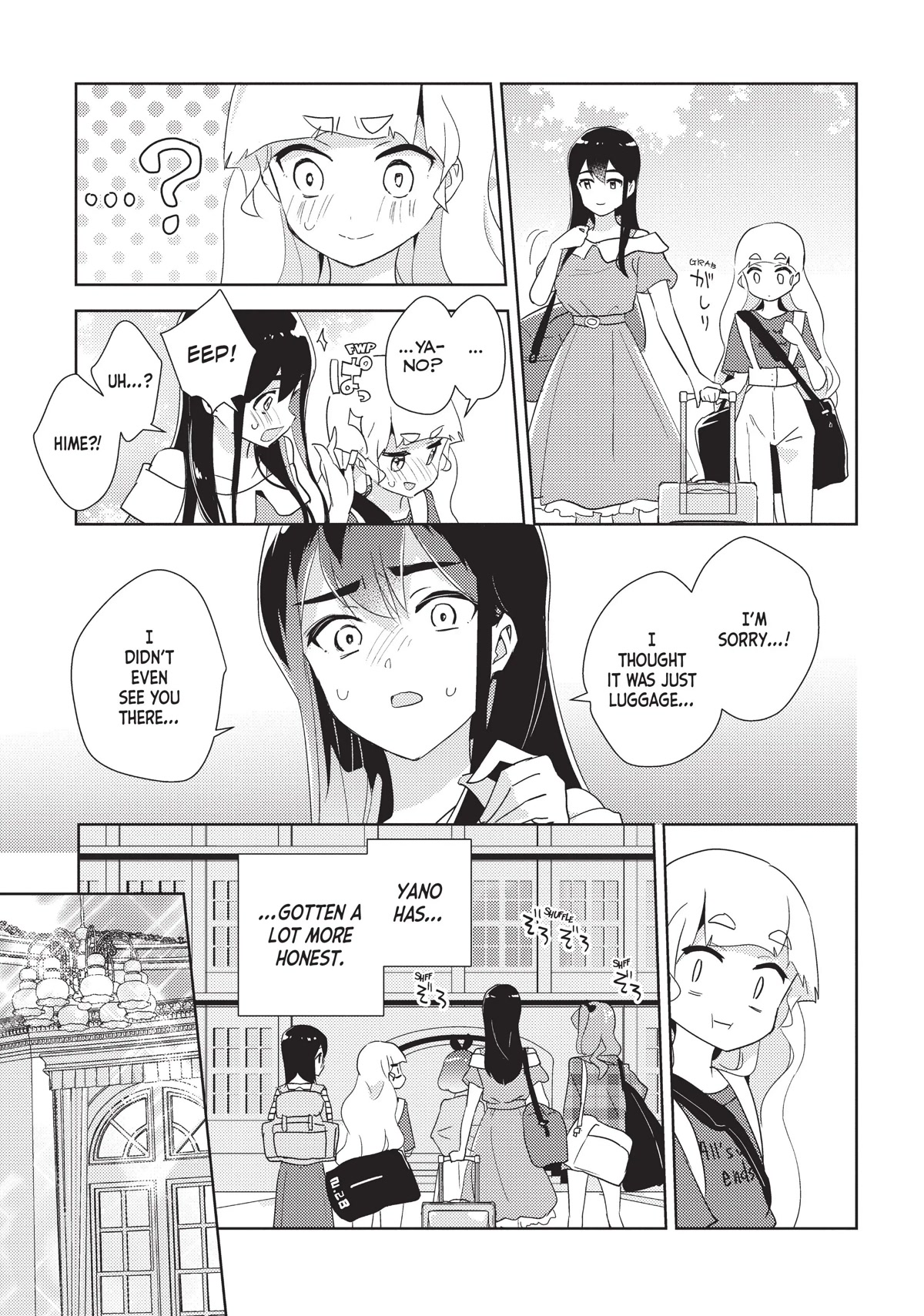 Watashi no Yuri wa Oshigoto desu! Chapter 40 page 7 - Chapter 40: Schoolhouse Sleepover!