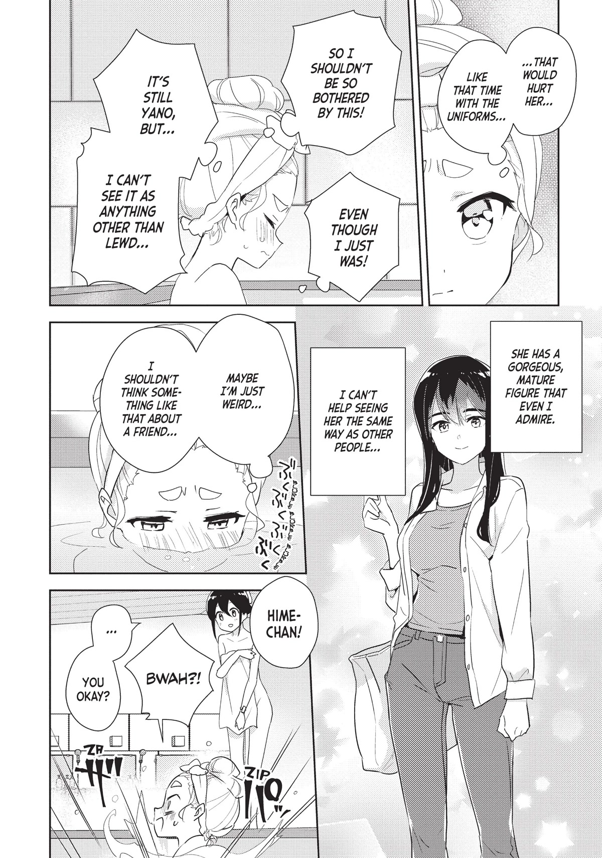 Watashi no Yuri wa Oshigoto desu! Chapter 41 page 10 - Chapter 41: I Believe It's Time for a Bath