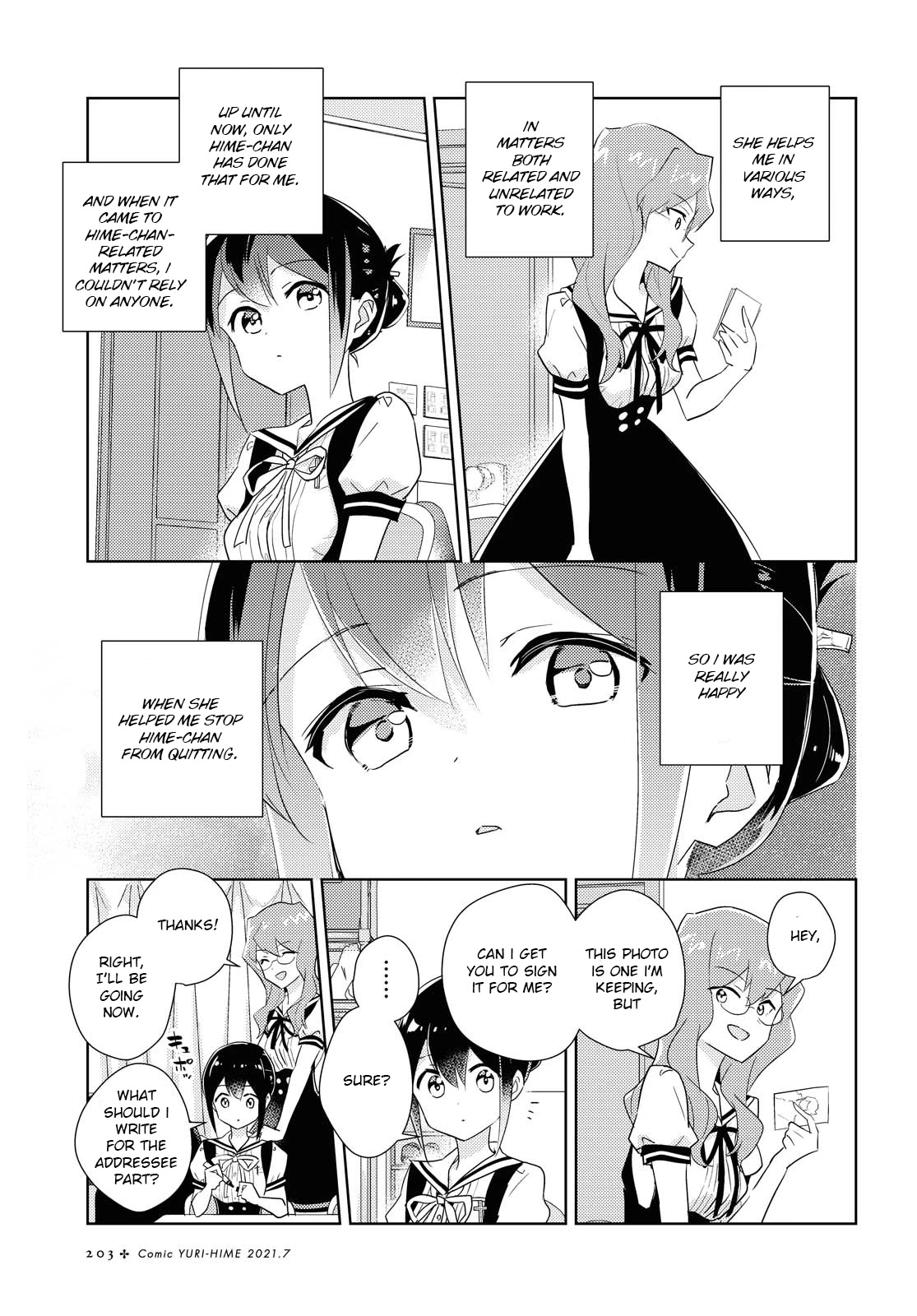 Watashi no Yuri wa Oshigoto desu! Chapter 43 page 5 - Chapter 43: Reliable Onee-sama