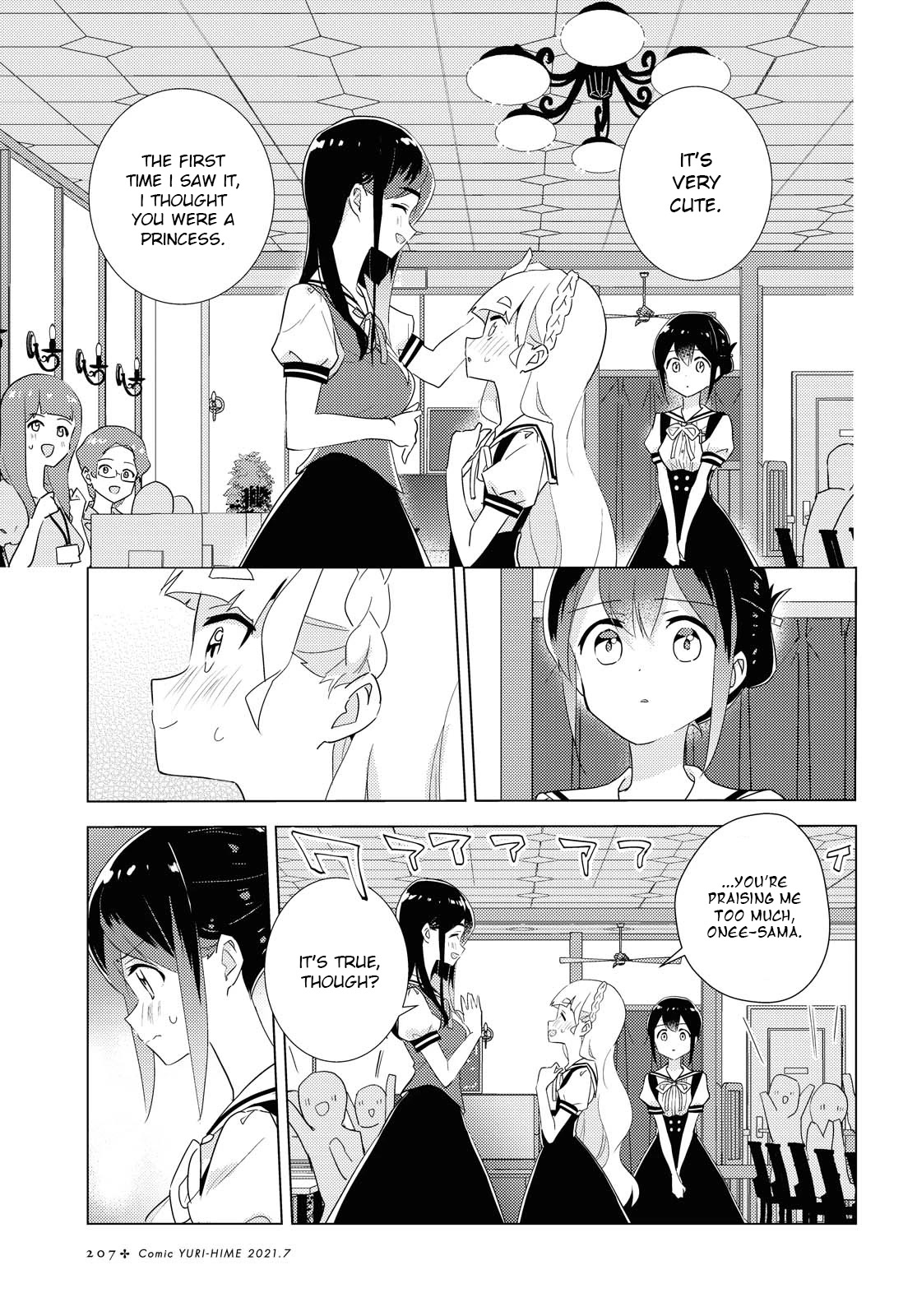 Watashi no Yuri wa Oshigoto desu! Chapter 43 page 9 - Chapter 43: Reliable Onee-sama