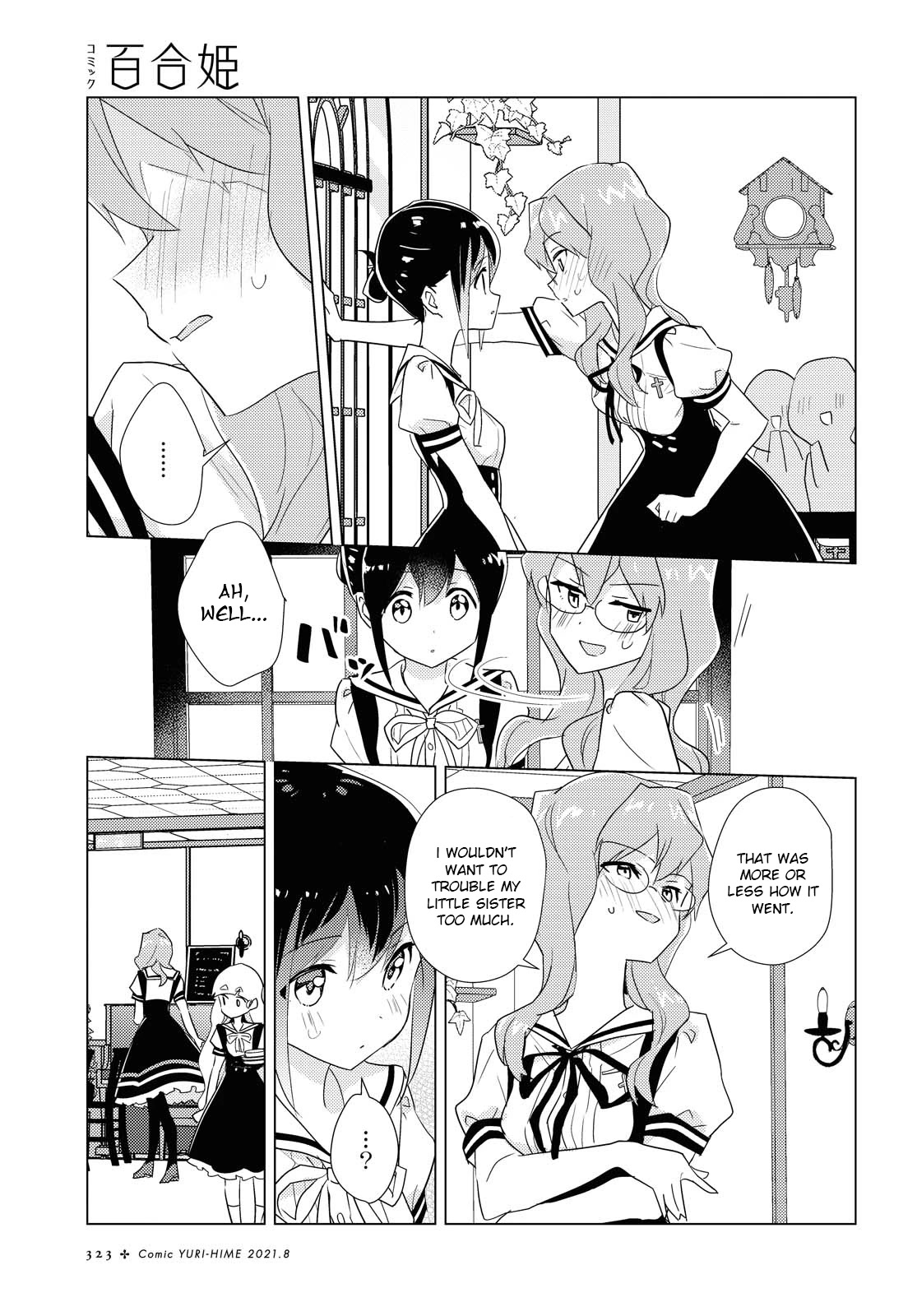 Watashi no Yuri wa Oshigoto desu! Chapter 44 page 21 - Chapter 44: A Younger Sister's Smile
