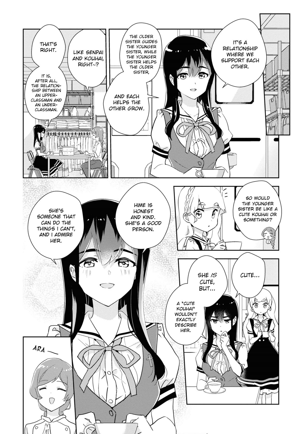 Watashi no Yuri wa Oshigoto desu! Chapter 46.5 page 3 - Chapter 46.5: Asking Questions is Shinooka's Job!