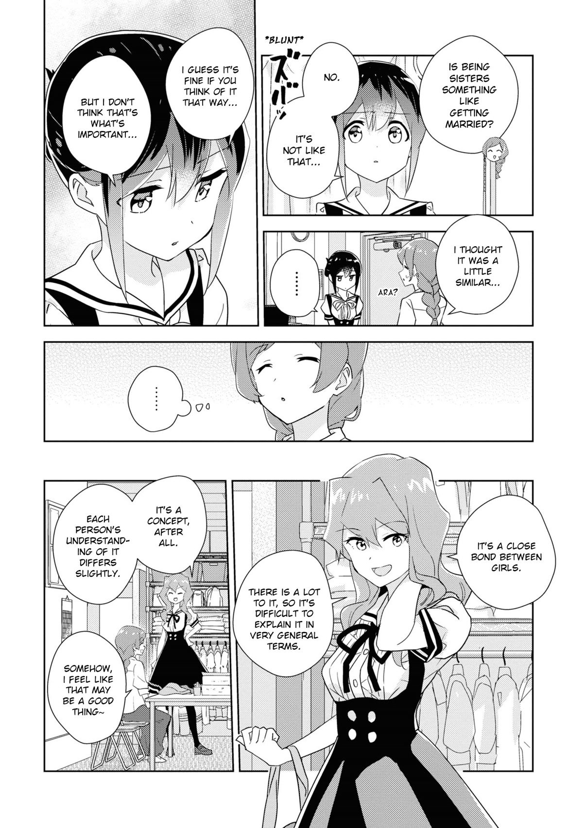 Watashi no Yuri wa Oshigoto desu! Chapter 46.5 page 5 - Chapter 46.5: Asking Questions is Shinooka's Job!