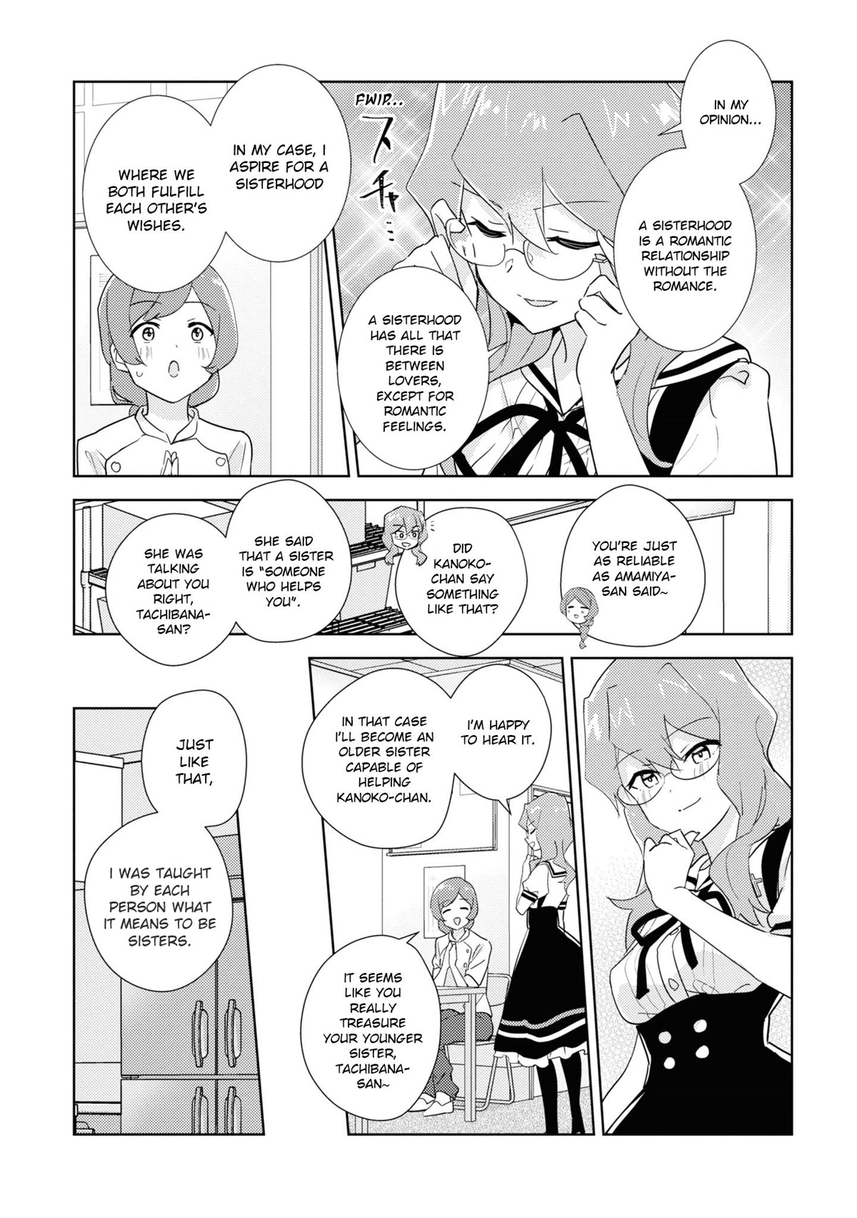 Watashi no Yuri wa Oshigoto desu! Chapter 46.5 page 6 - Chapter 46.5: Asking Questions is Shinooka's Job!