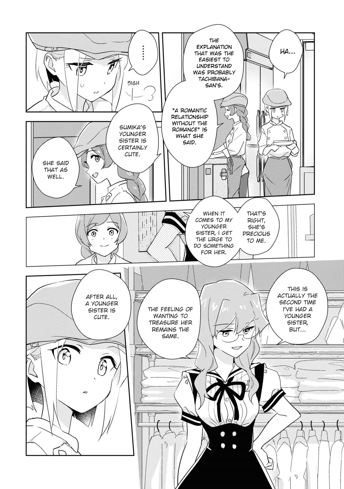 Watashi no Yuri wa Oshigoto desu! Chapter 46.5 page 7 - Chapter 46.5: Asking Questions is Shinooka's Job!