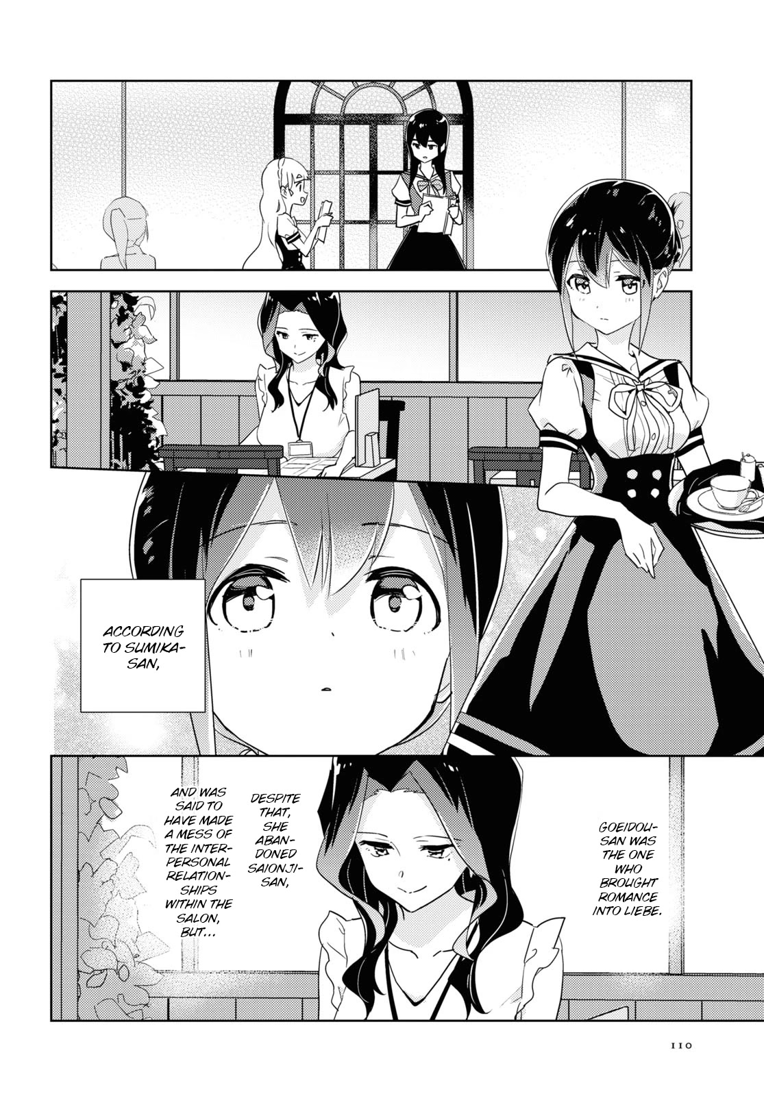 Watashi no Yuri wa Oshigoto desu! Chapter 46 page 14 - Chapter 46: The Graduate's School Visit