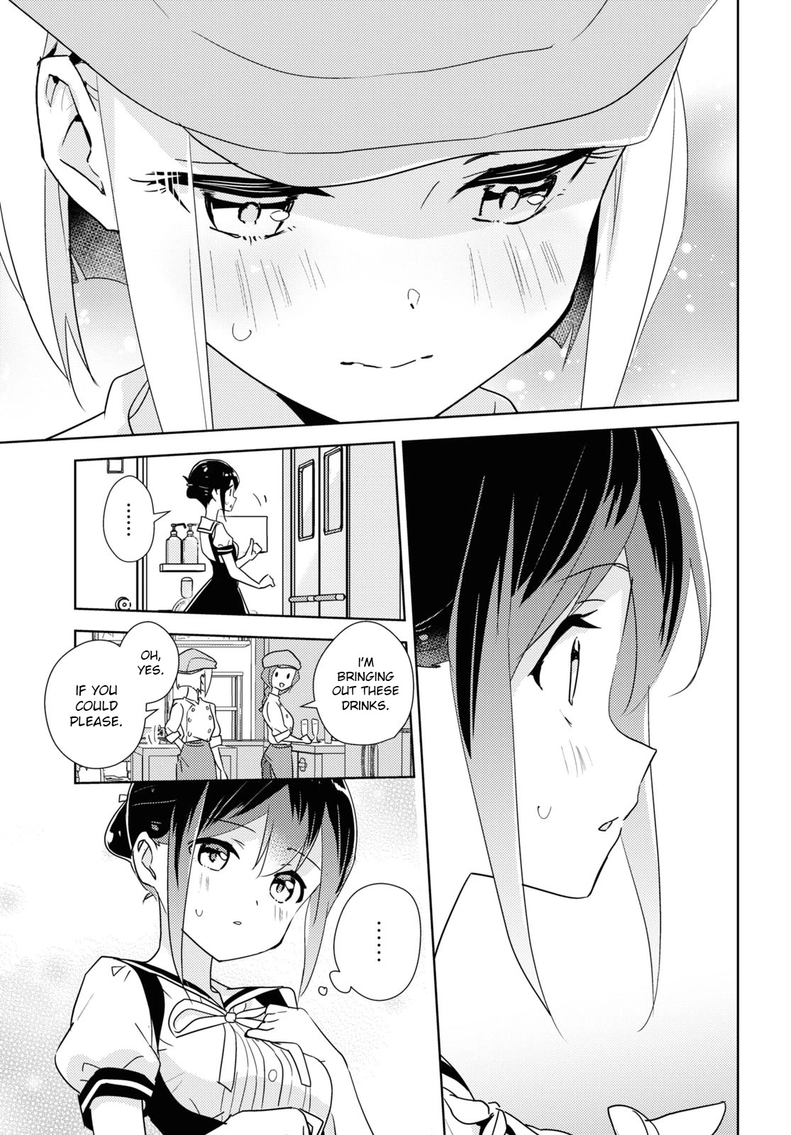 Watashi no Yuri wa Oshigoto desu! Chapter 46 page 19 - Chapter 46: The Graduate's School Visit