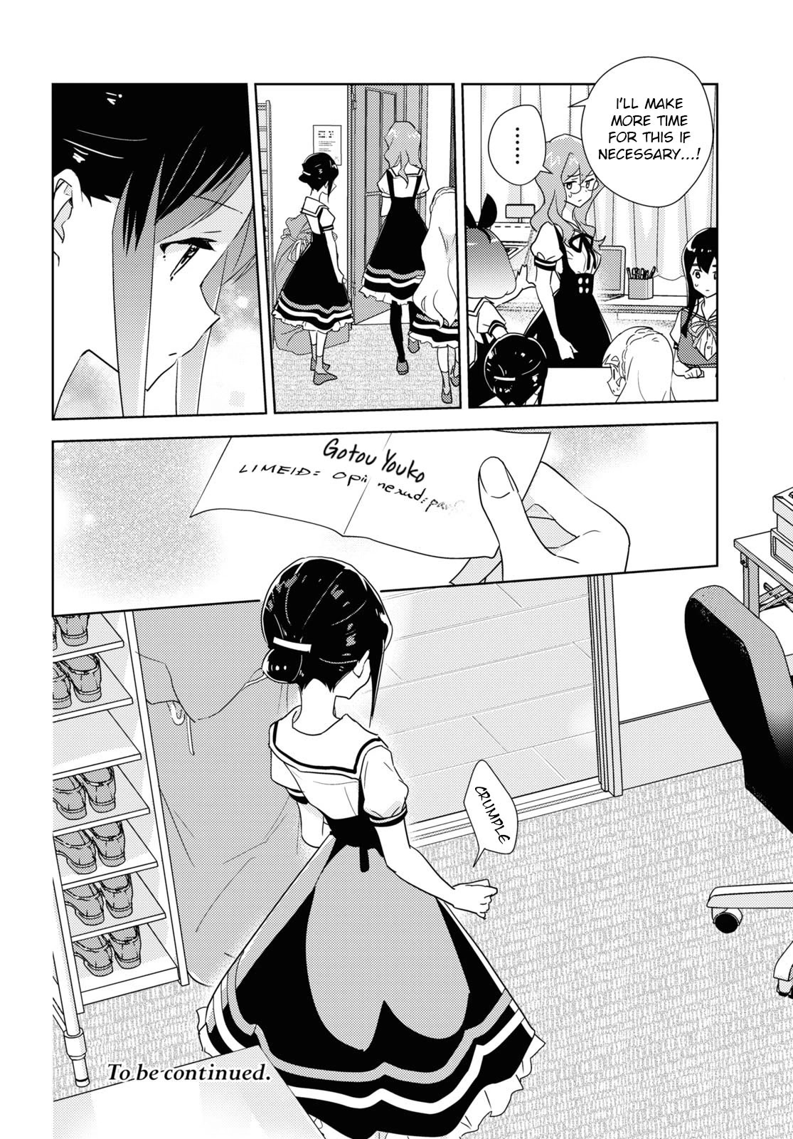 Watashi no Yuri wa Oshigoto desu! Chapter 46 page 34 - Chapter 46: The Graduate's School Visit