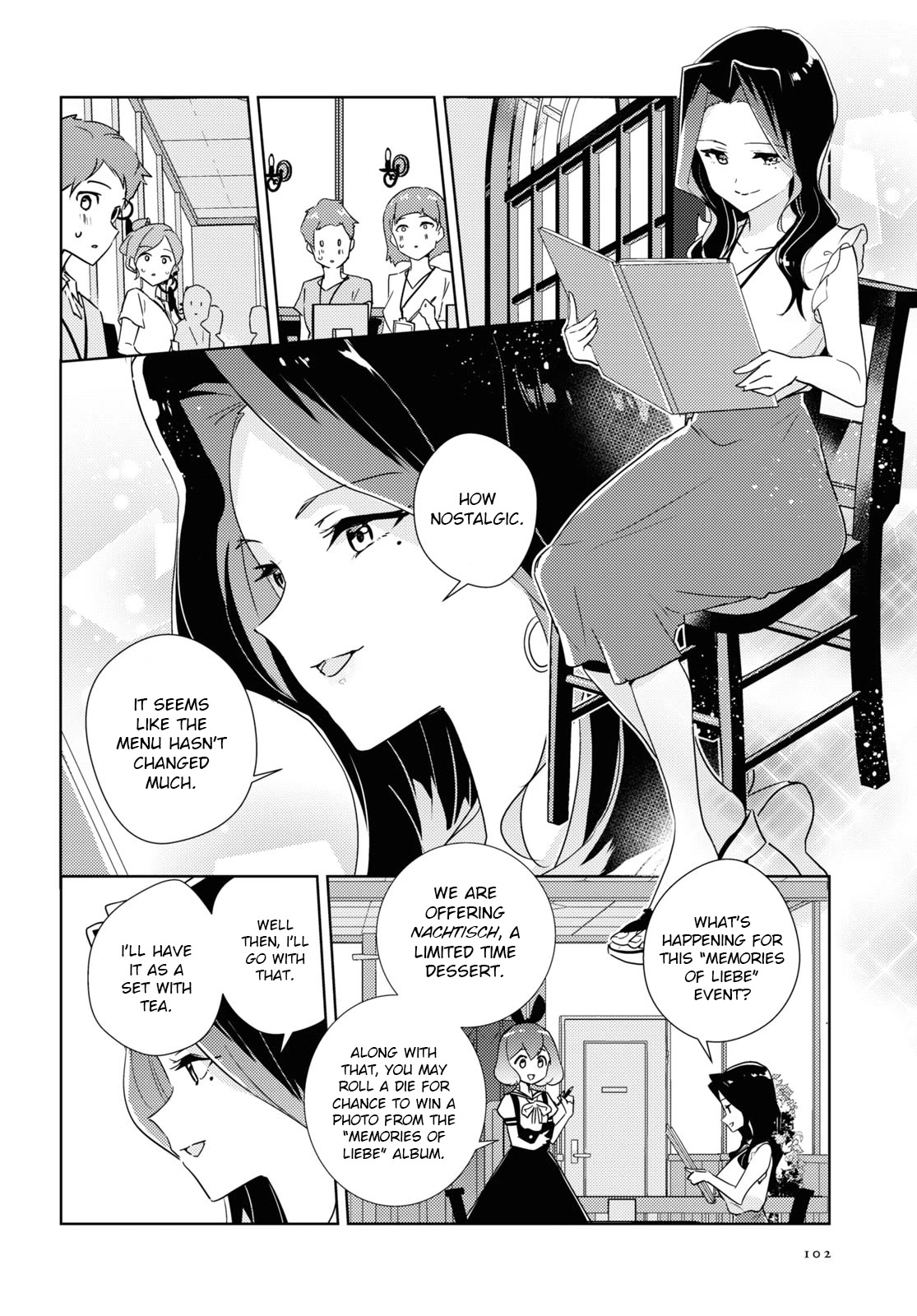 Watashi no Yuri wa Oshigoto desu! Chapter 46 page 6 - Chapter 46: The Graduate's School Visit