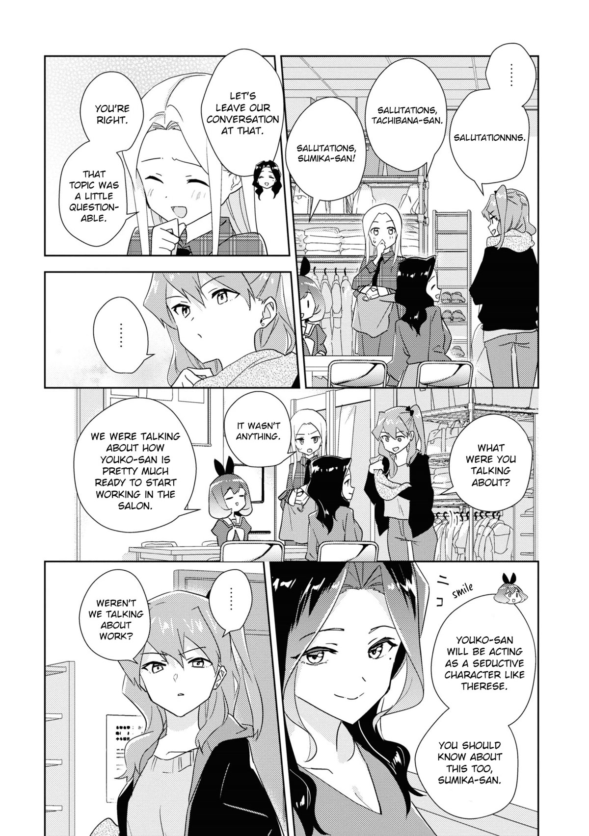 Watashi no Yuri wa Oshigoto desu! Chapter 48 page 10 - Chapter 48: Love is Always
