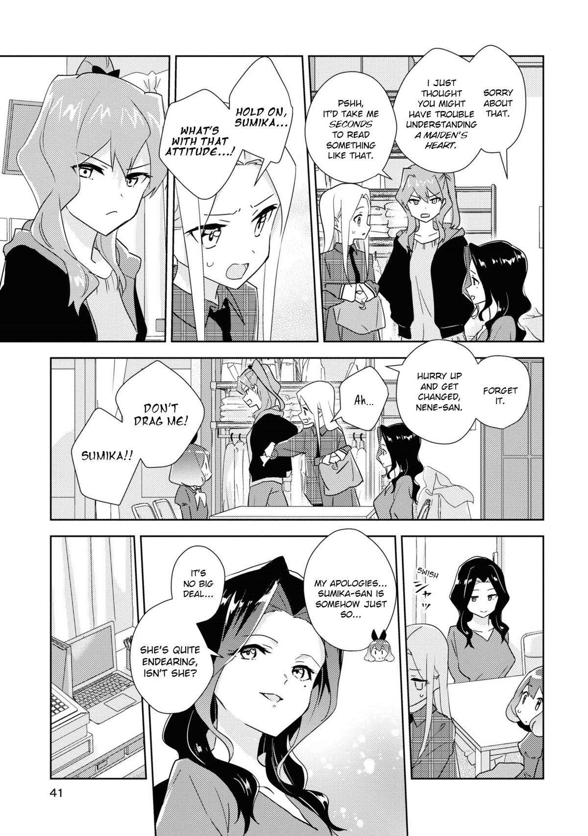 Watashi no Yuri wa Oshigoto desu! Chapter 48 page 11 - Chapter 48: Love is Always