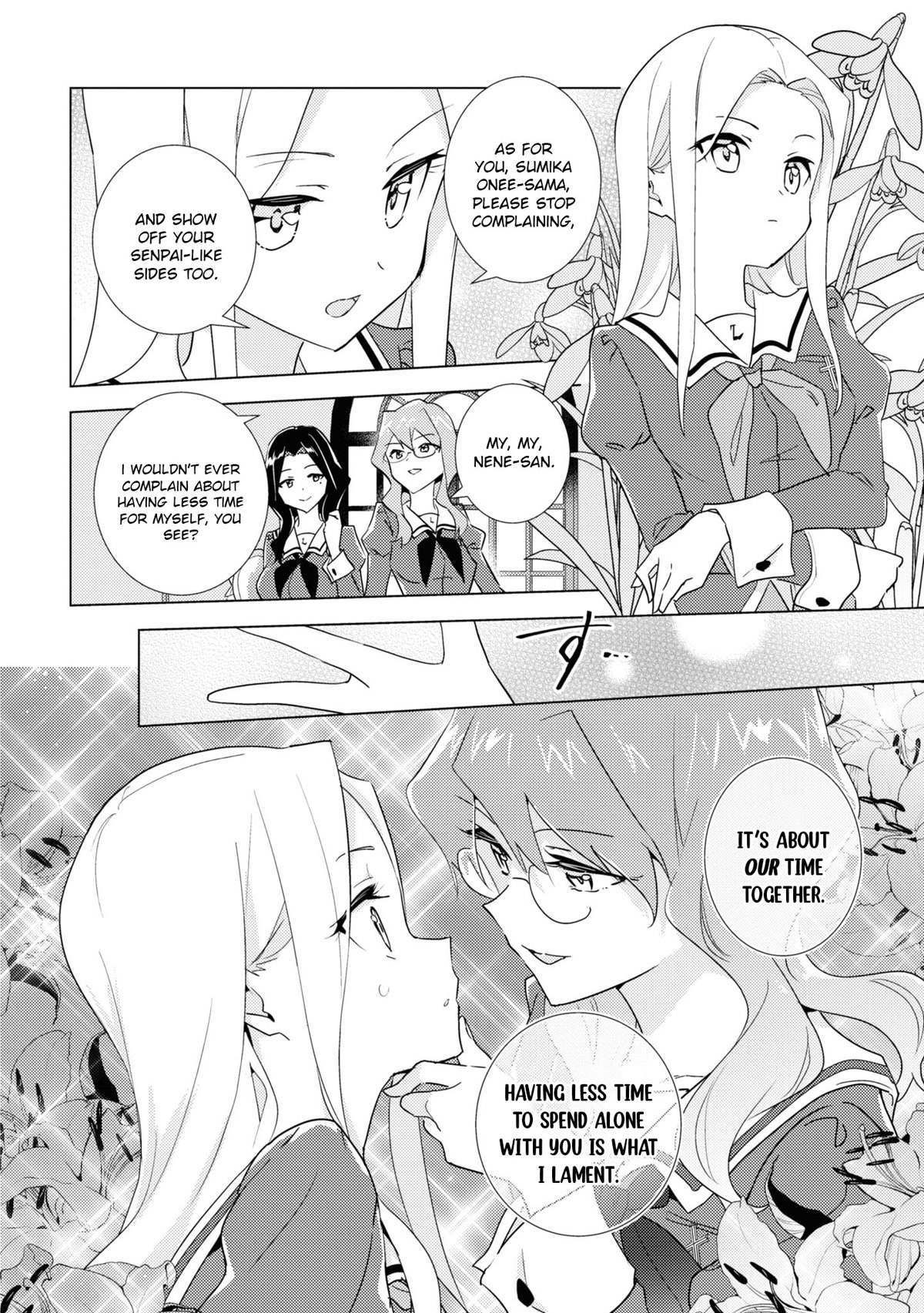 Watashi no Yuri wa Oshigoto desu! Chapter 48 page 14 - Chapter 48: Love is Always