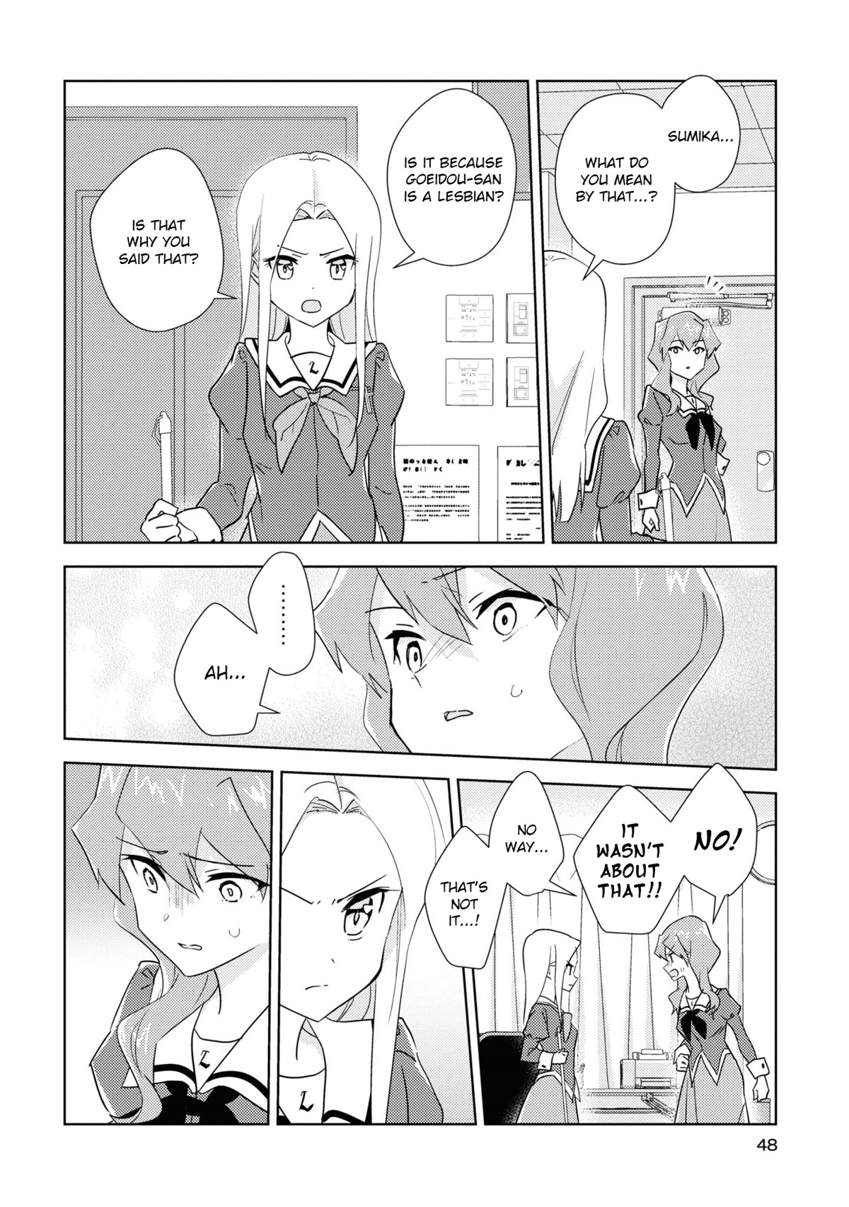 Watashi no Yuri wa Oshigoto desu! Chapter 48 page 18 - Chapter 48: Love is Always