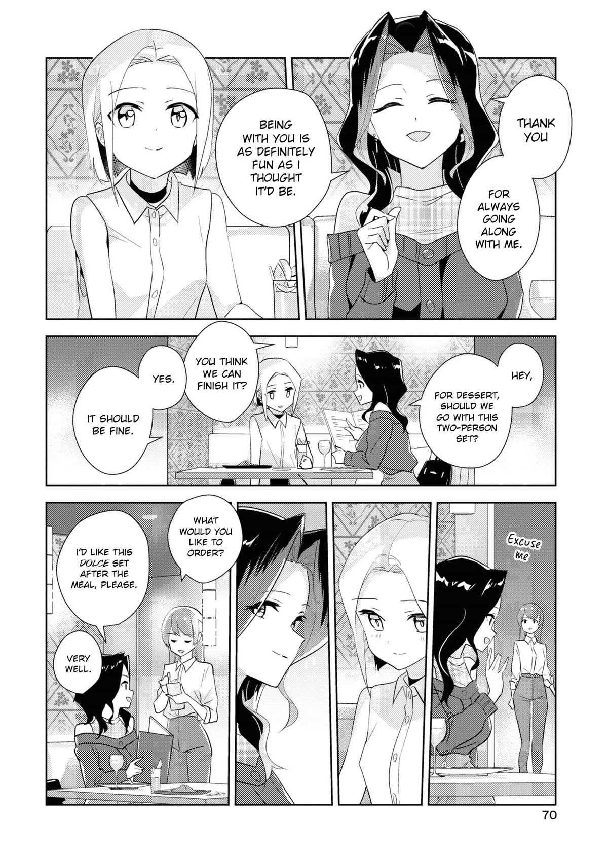Watashi no Yuri wa Oshigoto desu! Chapter 49 page 14 - Chapter 49: Even Though I Was Serious