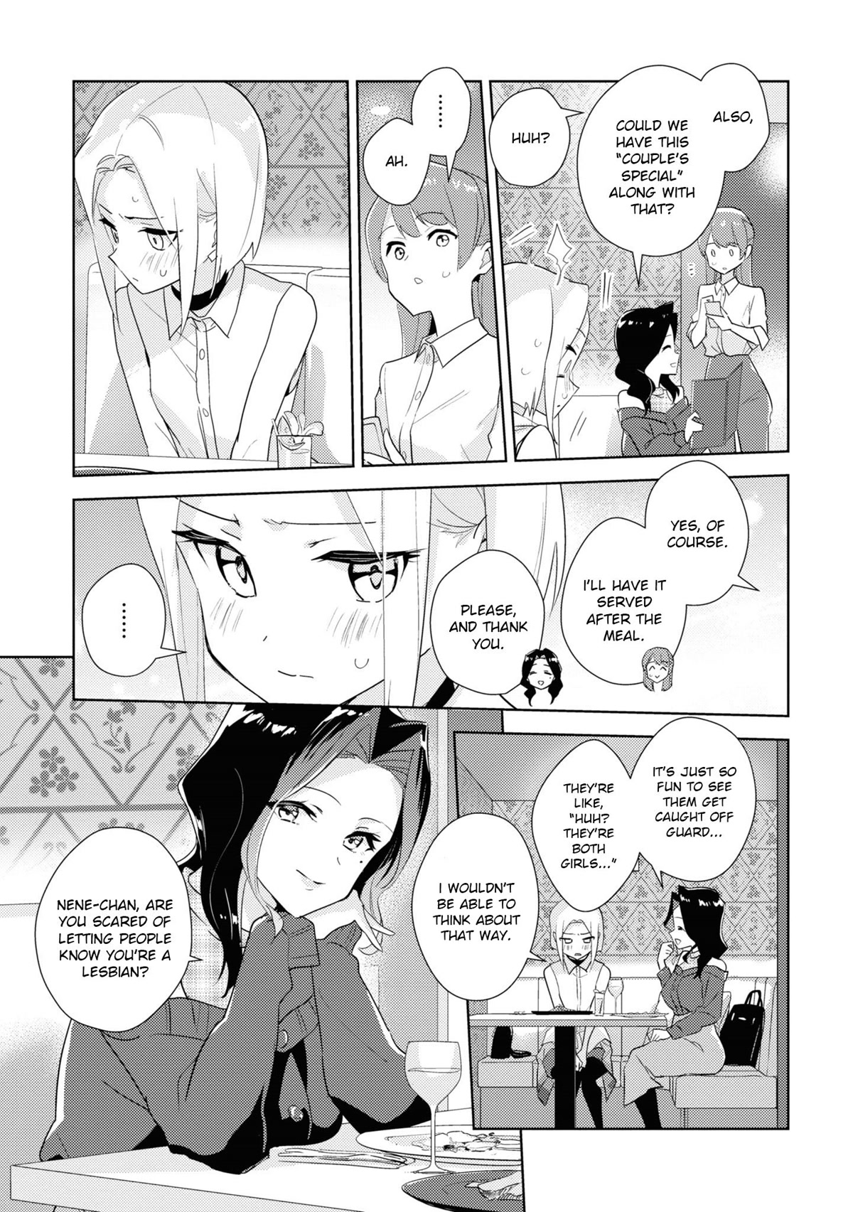 Watashi no Yuri wa Oshigoto desu! Chapter 49 page 15 - Chapter 49: Even Though I Was Serious