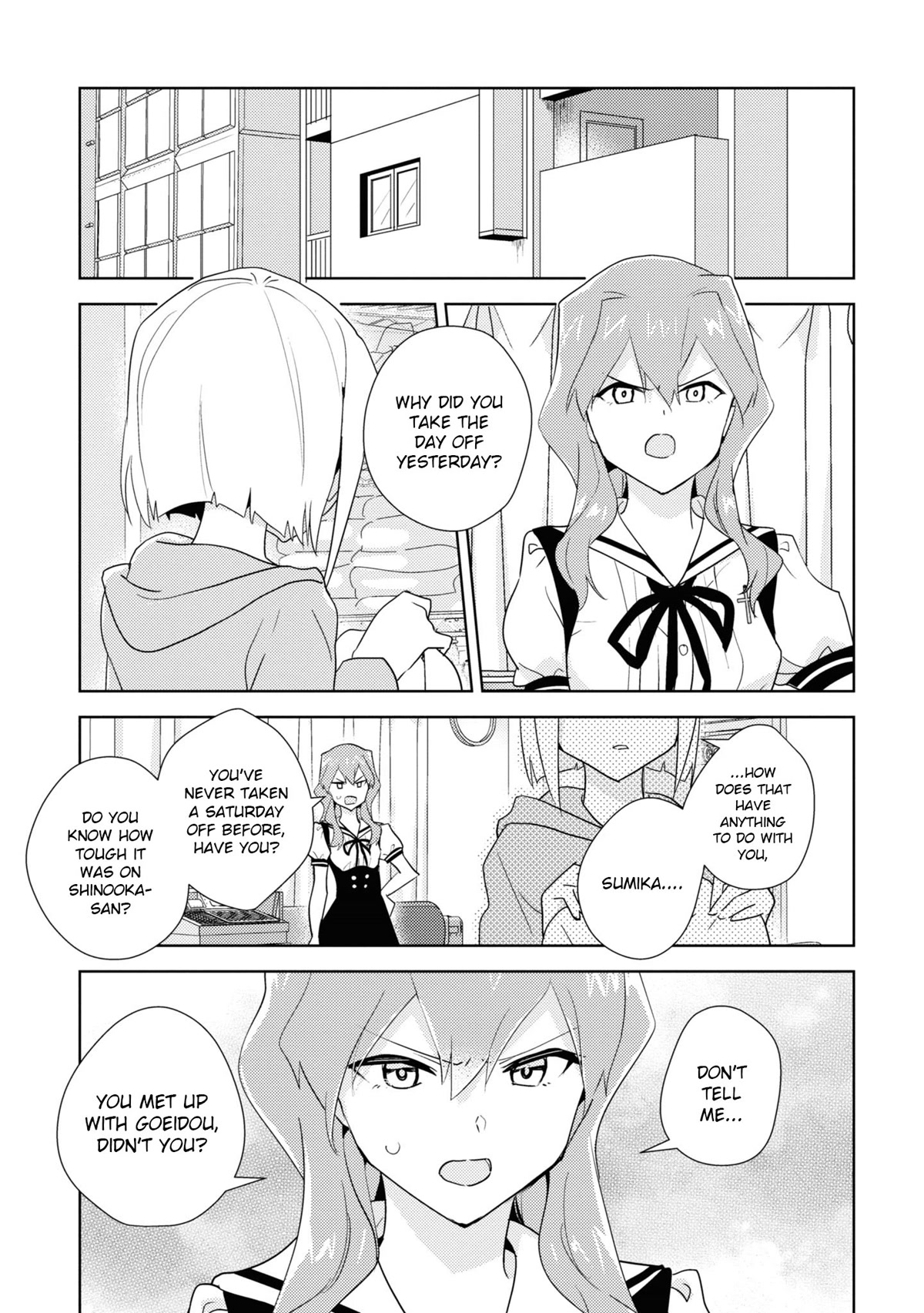 Watashi no Yuri wa Oshigoto desu! Chapter 49 page 35 - Chapter 49: Even Though I Was Serious