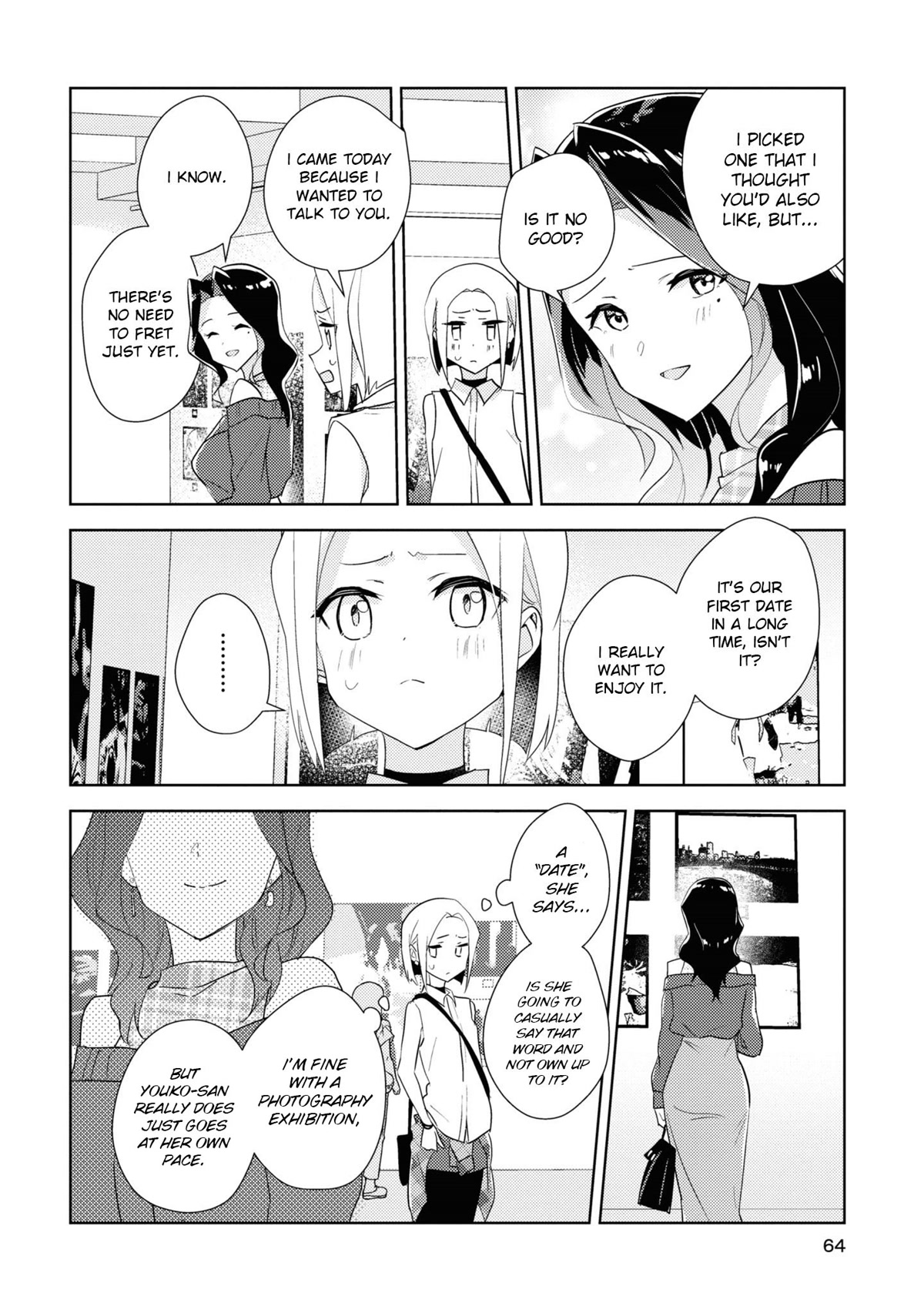 Watashi no Yuri wa Oshigoto desu! Chapter 49 page 8 - Chapter 49: Even Though I Was Serious