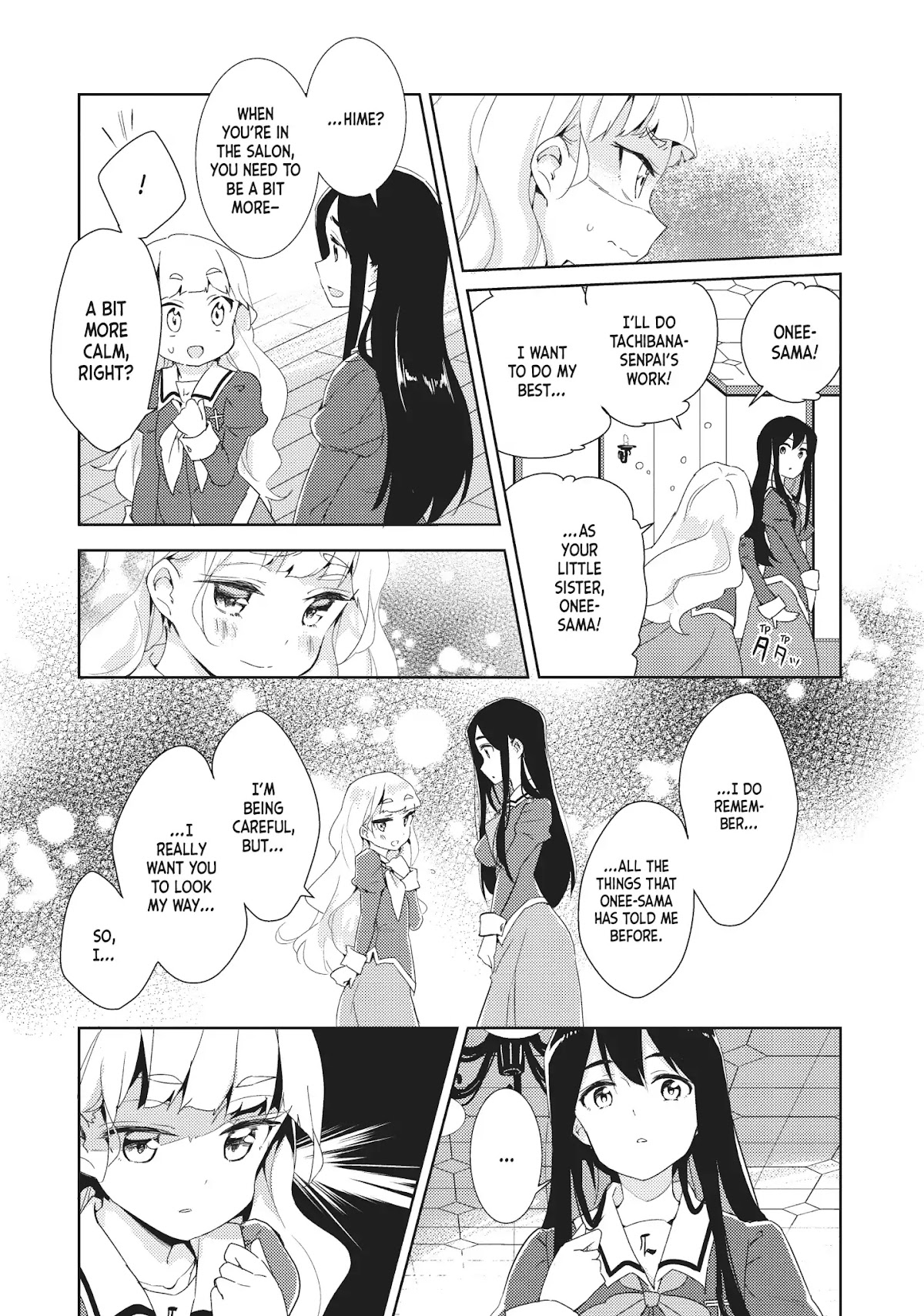 Watashi no Yuri wa Oshigoto desu! Chapter 5 page 11 - Chapter 5: Vol.1 Shift 5: I Tell You It's No Lie