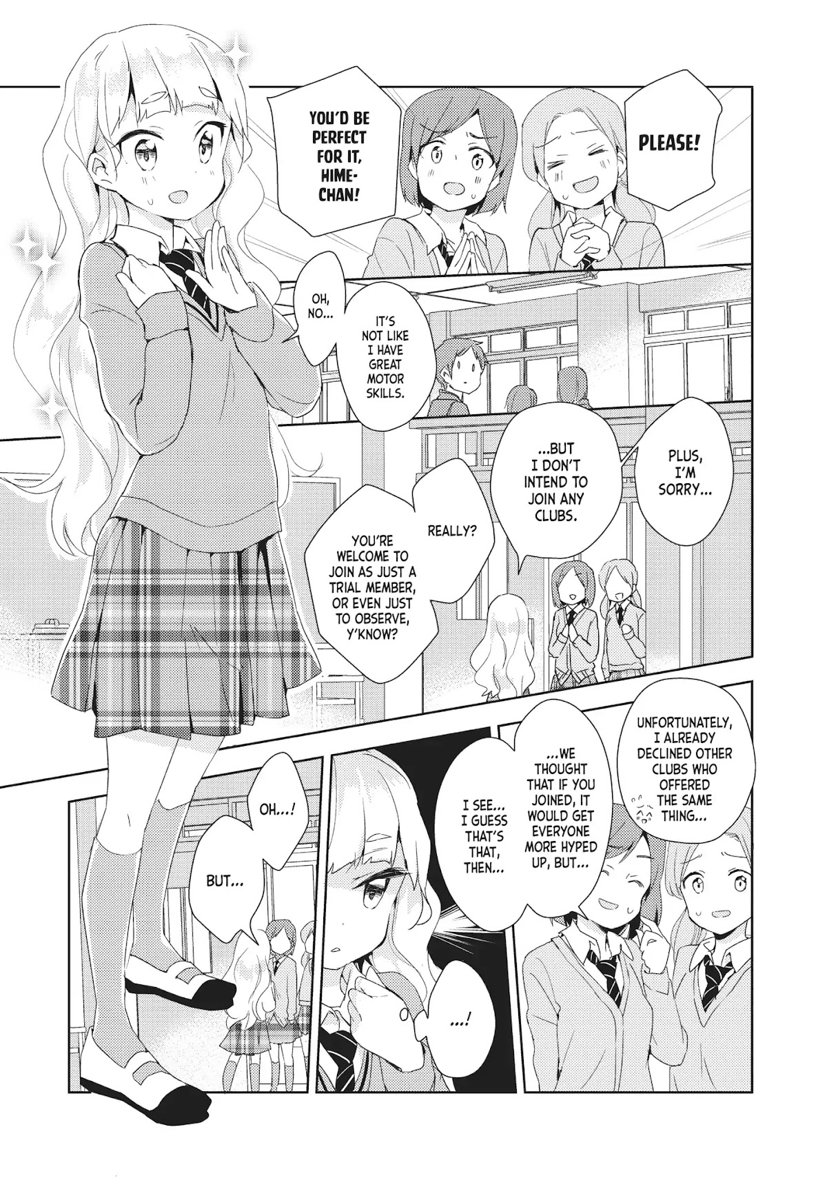Watashi no Yuri wa Oshigoto desu! Chapter 5 page 3 - Chapter 5: Vol.1 Shift 5: I Tell You It's No Lie