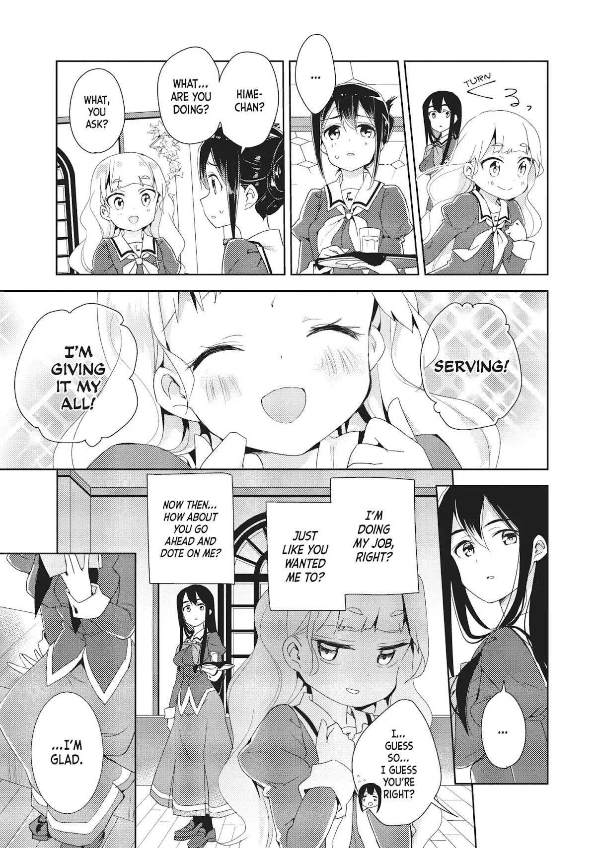 Watashi no Yuri wa Oshigoto desu! Chapter 5 page 9 - Chapter 5: Vol.1 Shift 5: I Tell You It's No Lie