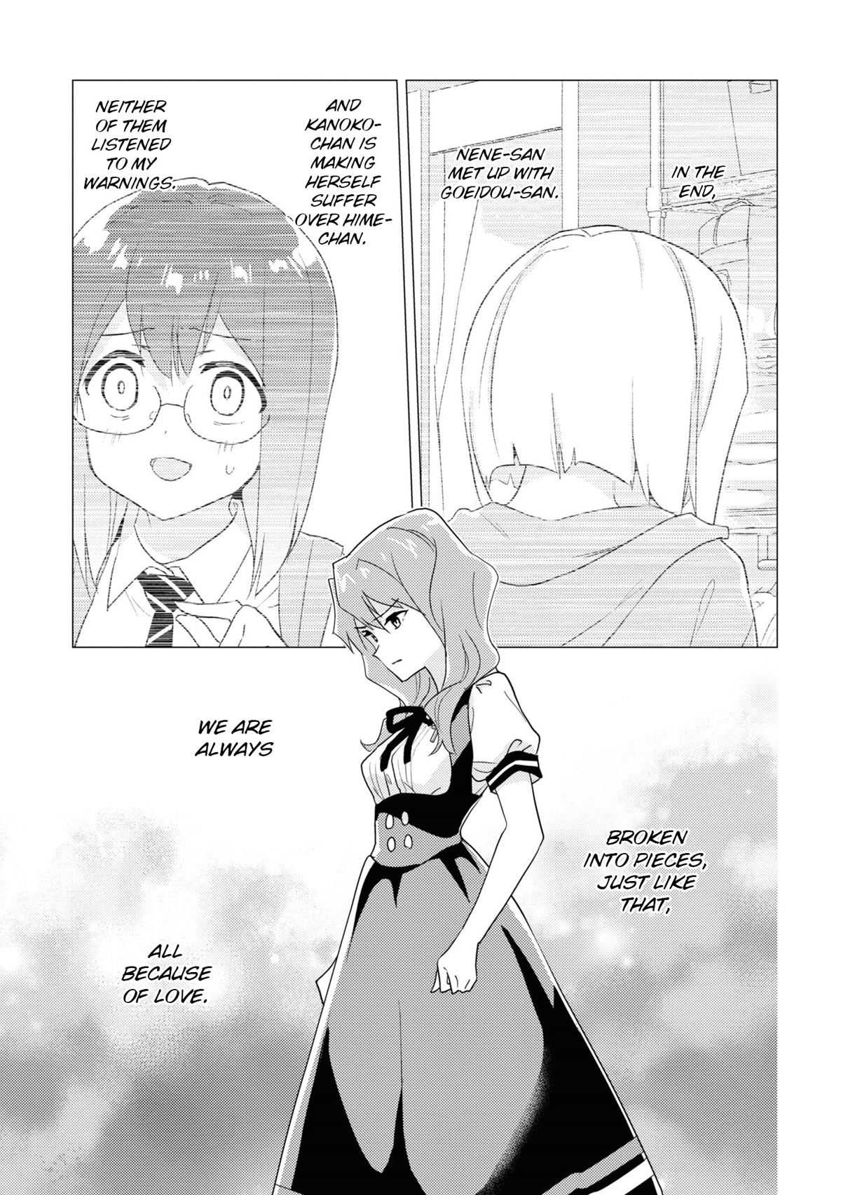 Watashi no Yuri wa Oshigoto desu! Chapter 51 page 1 - Chapter 51: According to Senpai's Words