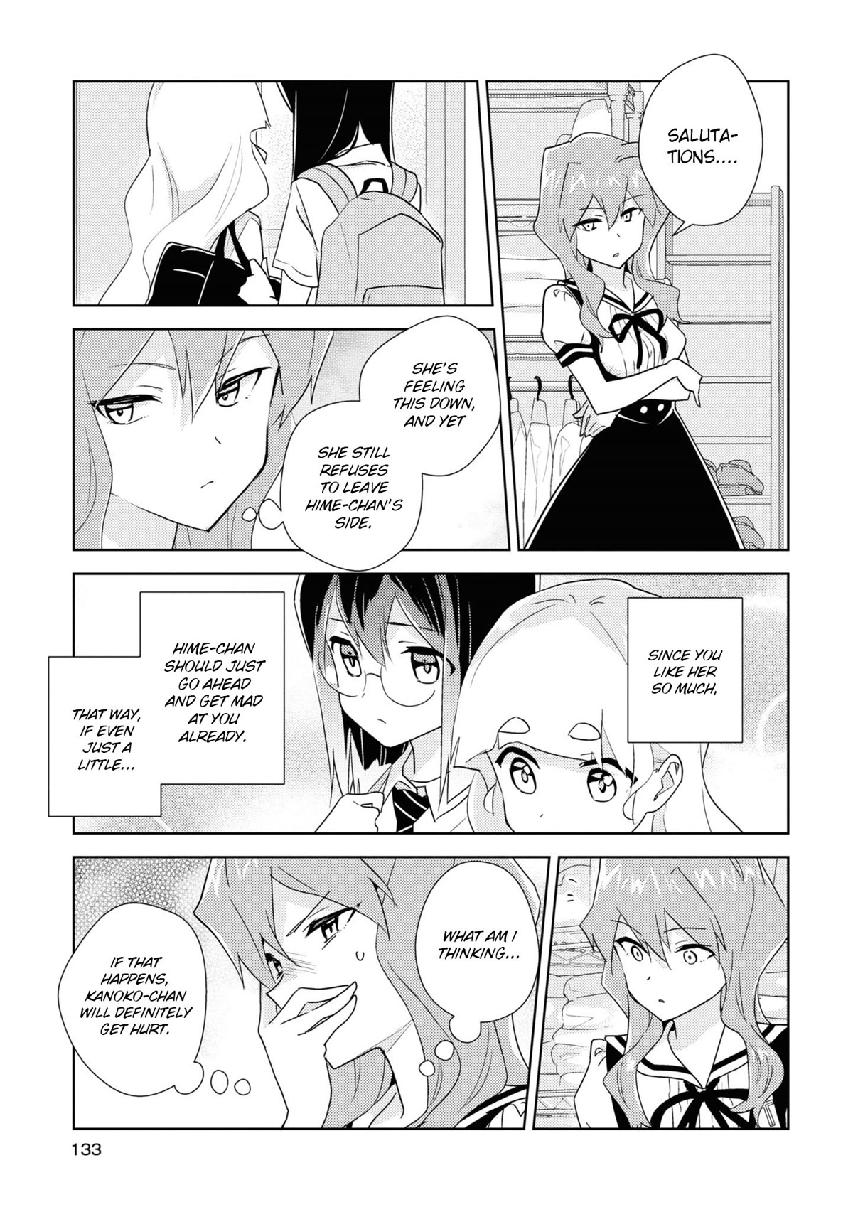 Watashi no Yuri wa Oshigoto desu! Chapter 51 page 7 - Chapter 51: According to Senpai's Words