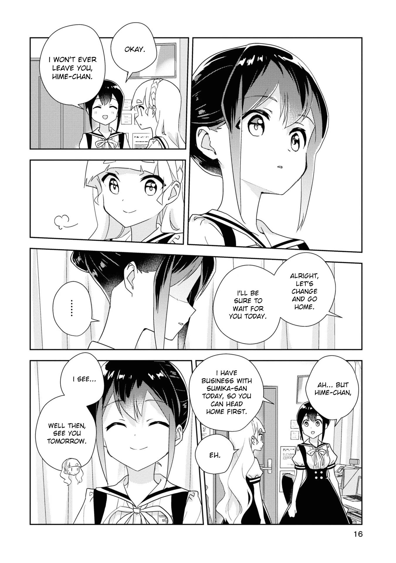 Watashi no Yuri wa Oshigoto desu! Chapter 52 page 13 - Chapter 52: We Are In A Relationship