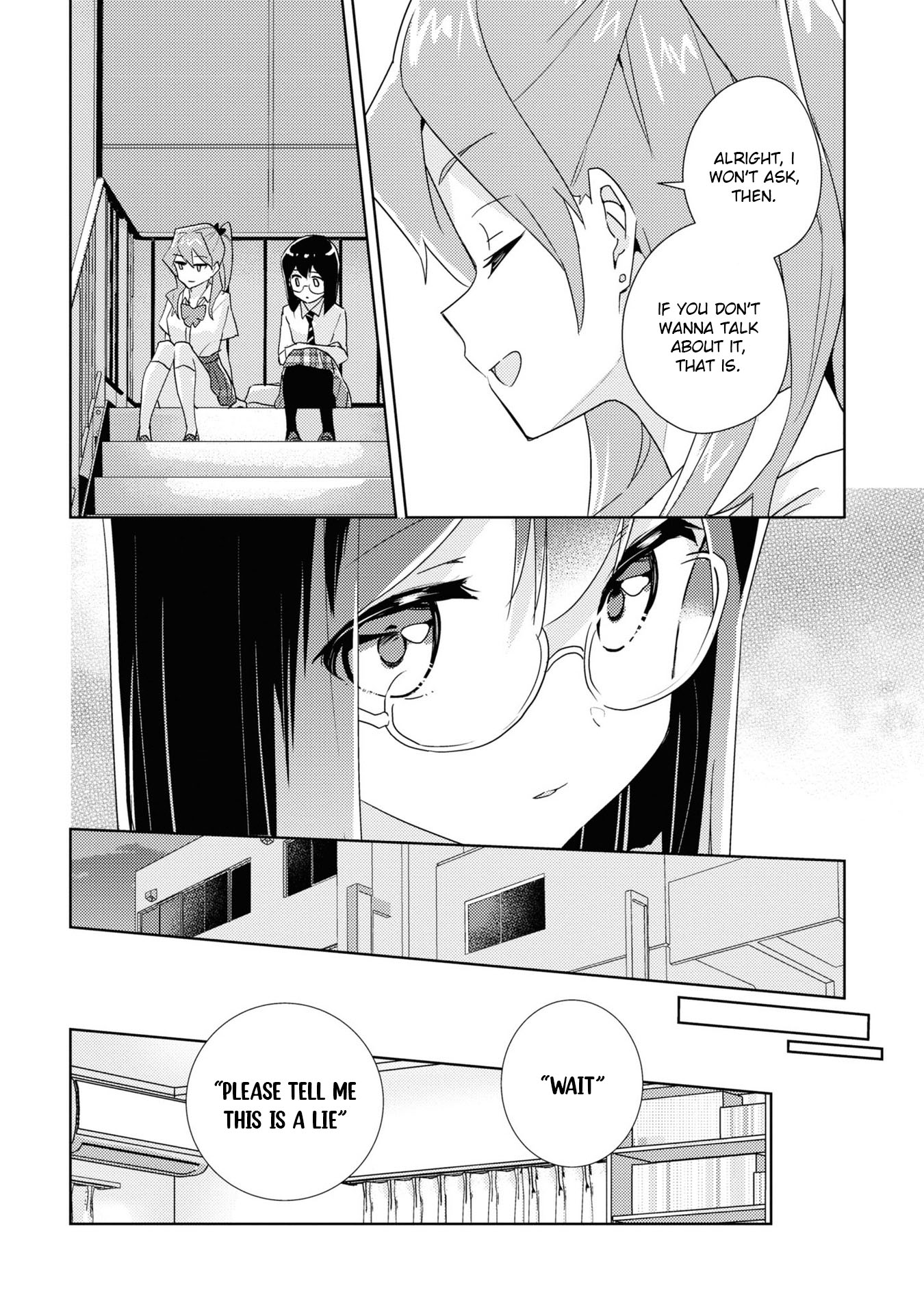 Watashi no Yuri wa Oshigoto desu! Chapter 52 page 15 - Chapter 52: We Are In A Relationship