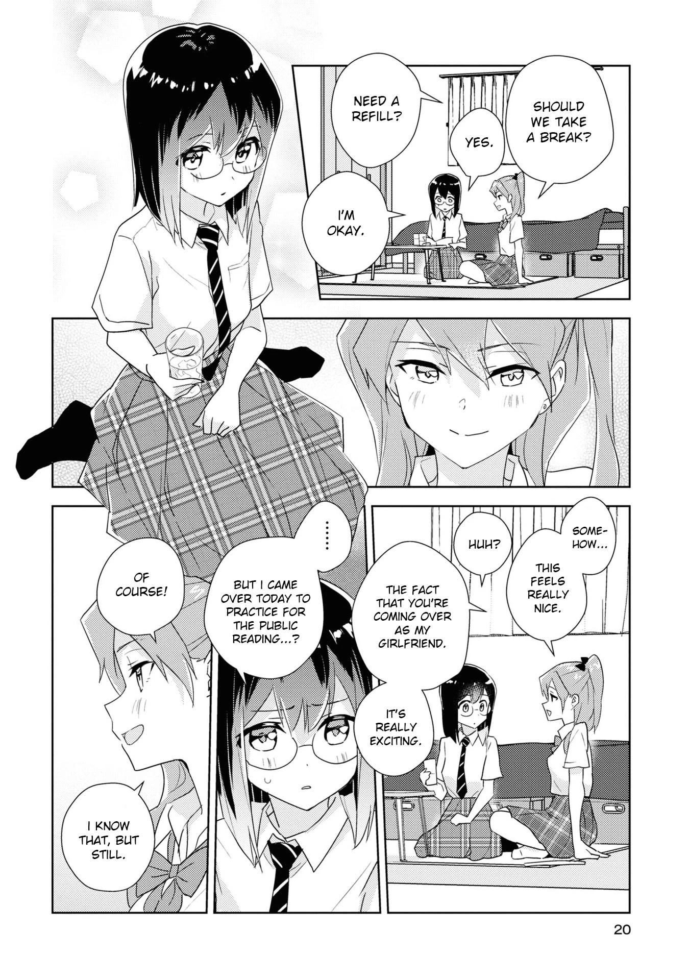 Watashi no Yuri wa Oshigoto desu! Chapter 52 page 17 - Chapter 52: We Are In A Relationship