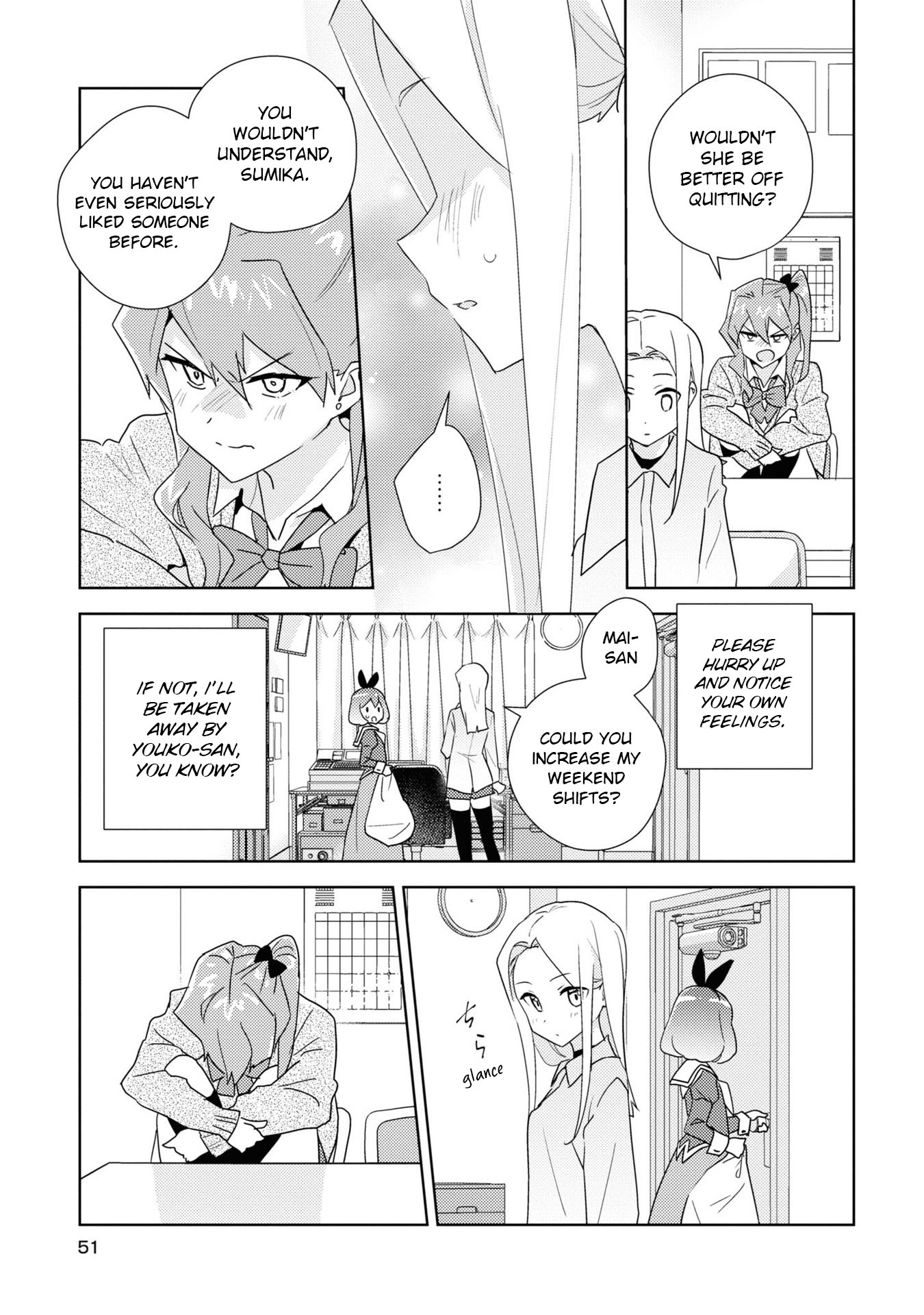 Watashi no Yuri wa Oshigoto desu! Chapter 53 page 19 - Chapter 53: The Mistakes I Made