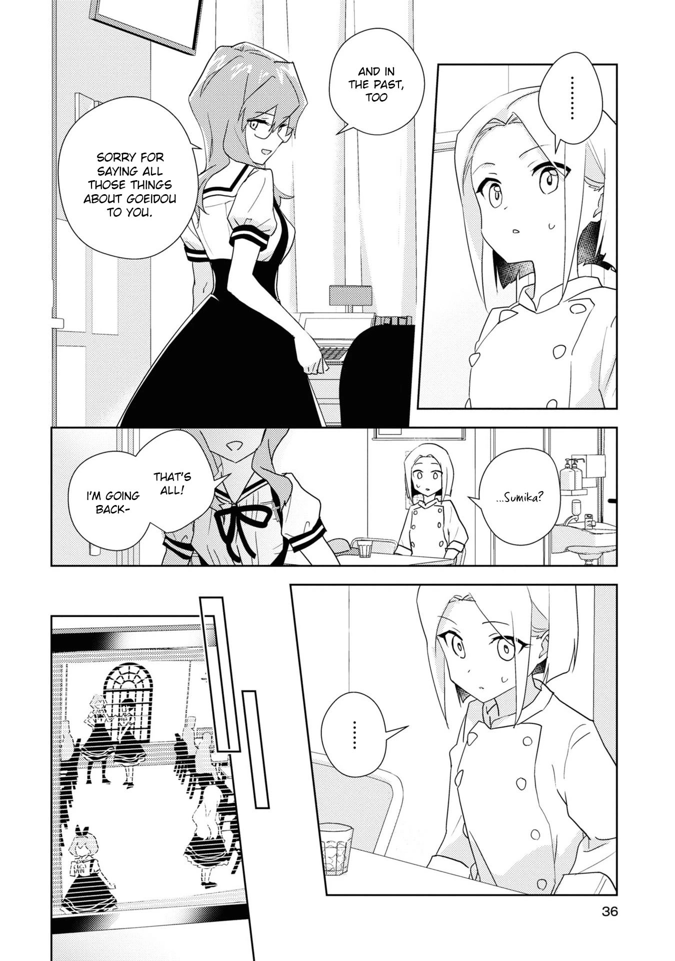 Watashi no Yuri wa Oshigoto desu! Chapter 53 page 4 - Chapter 53: The Mistakes I Made