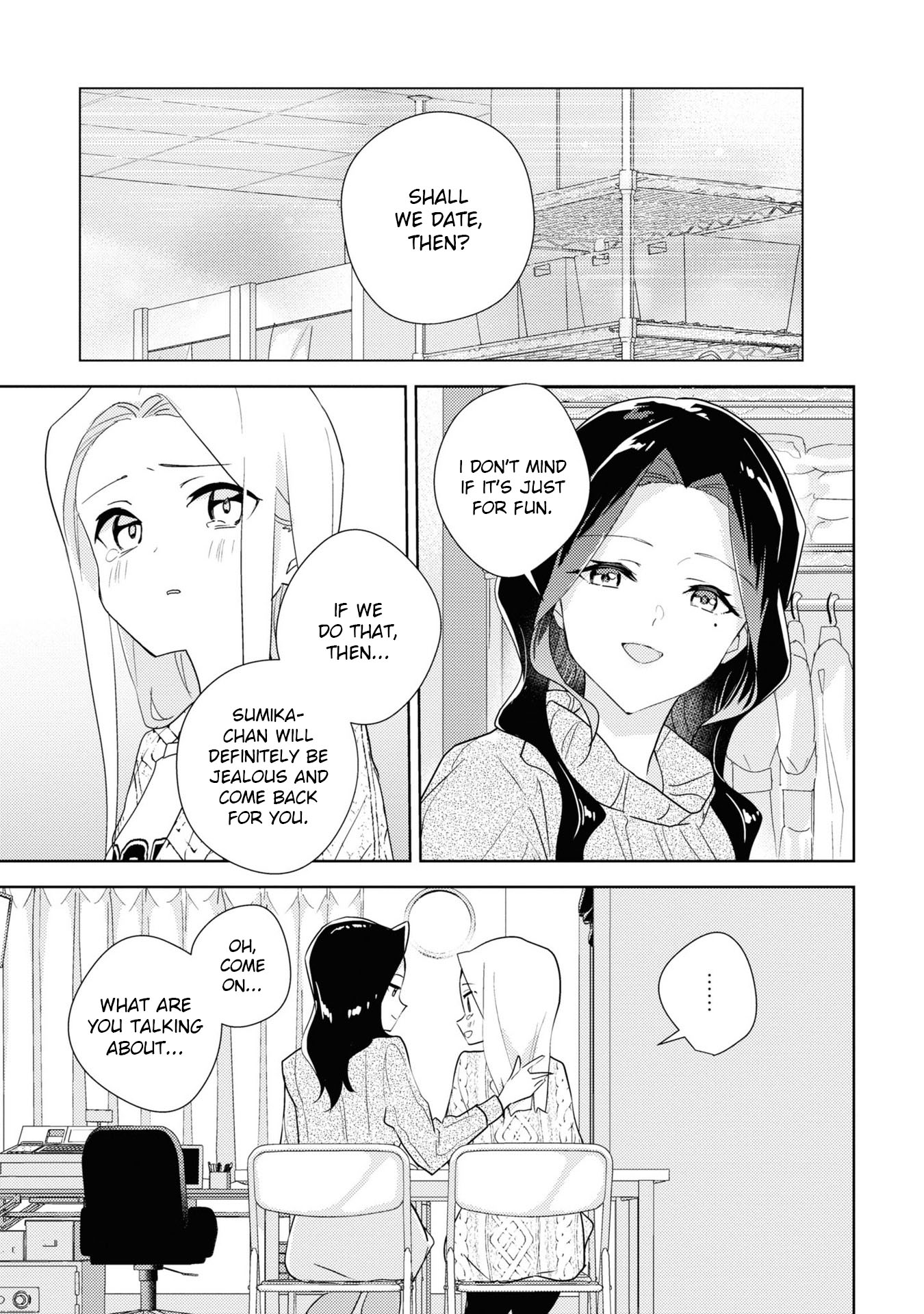 Watashi no Yuri wa Oshigoto desu! Chapter 53 page 7 - Chapter 53: The Mistakes I Made
