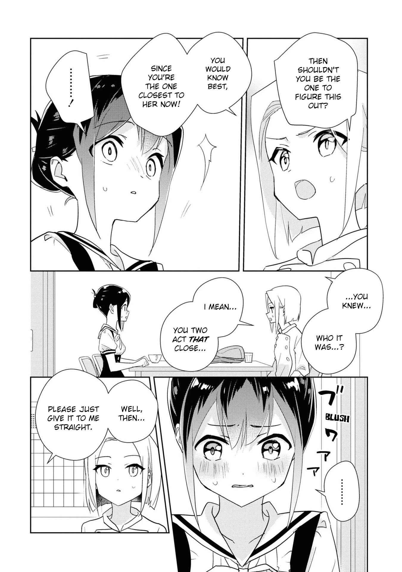 Watashi no Yuri wa Oshigoto desu! Chapter 54 page 12 - Chapter 54: The Two Younger Sisters