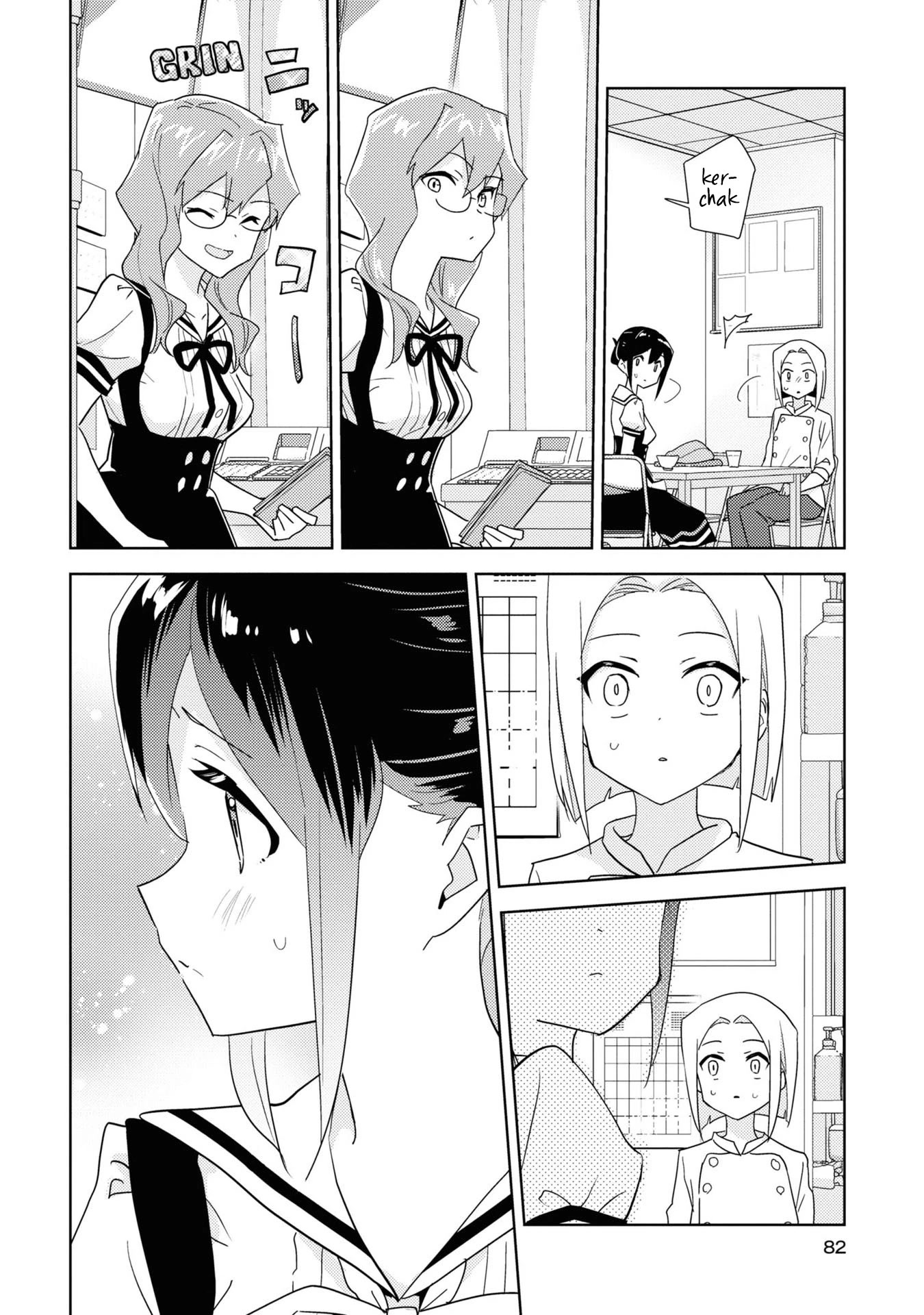 Watashi no Yuri wa Oshigoto desu! Chapter 54 page 14 - Chapter 54: The Two Younger Sisters