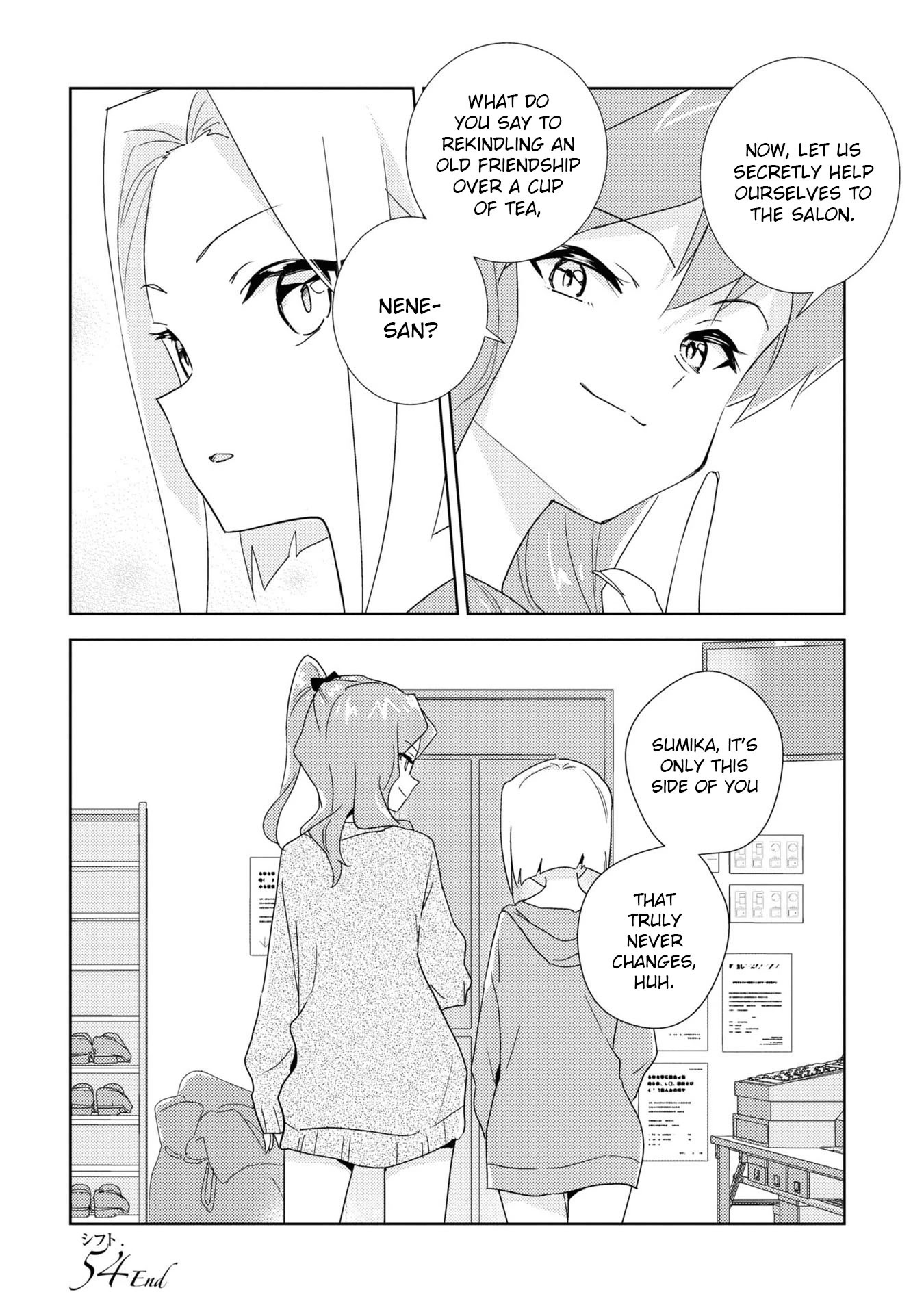 Watashi no Yuri wa Oshigoto desu! Chapter 54 page 22 - Chapter 54: The Two Younger Sisters