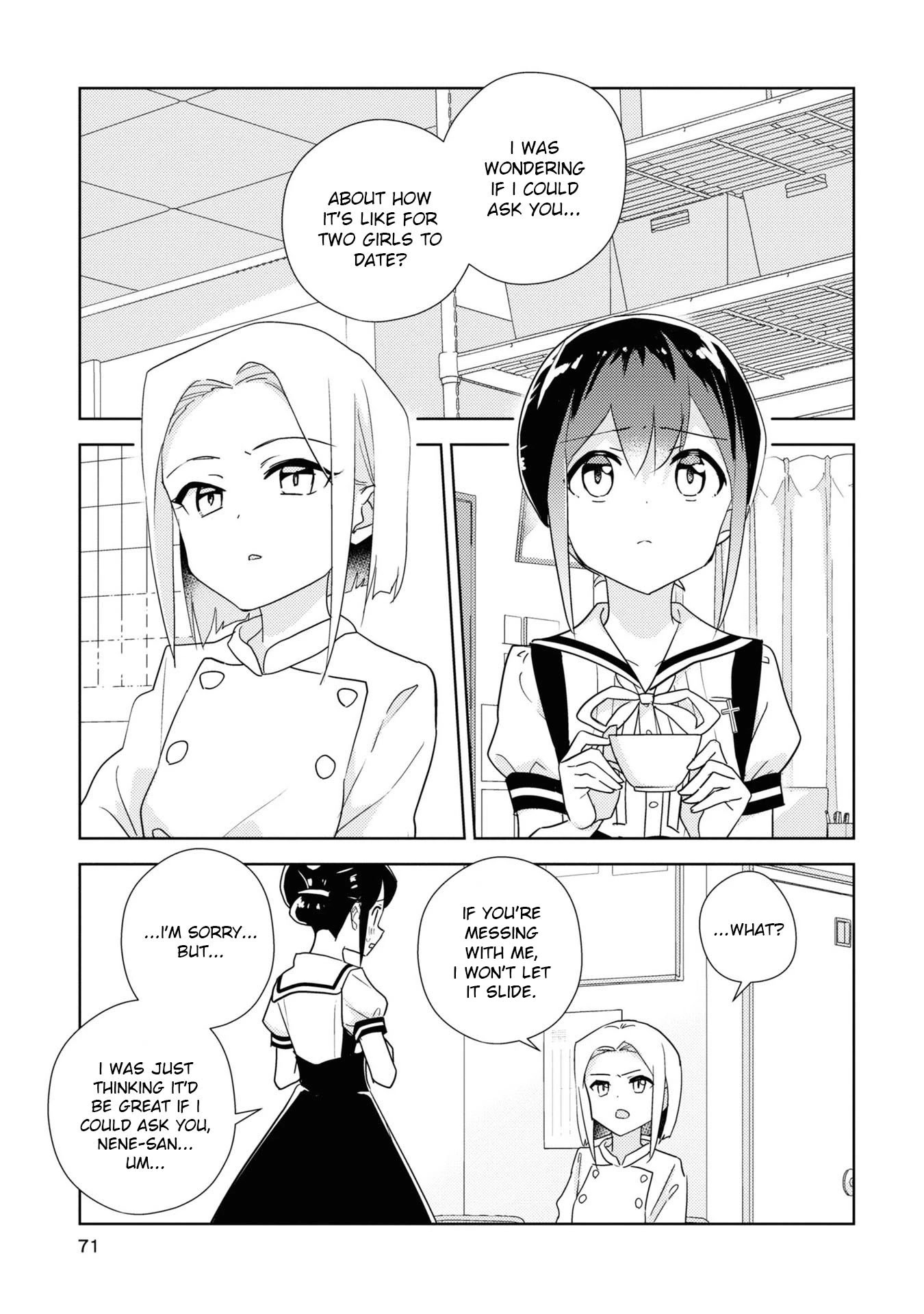 Watashi no Yuri wa Oshigoto desu! Chapter 54 page 3 - Chapter 54: The Two Younger Sisters