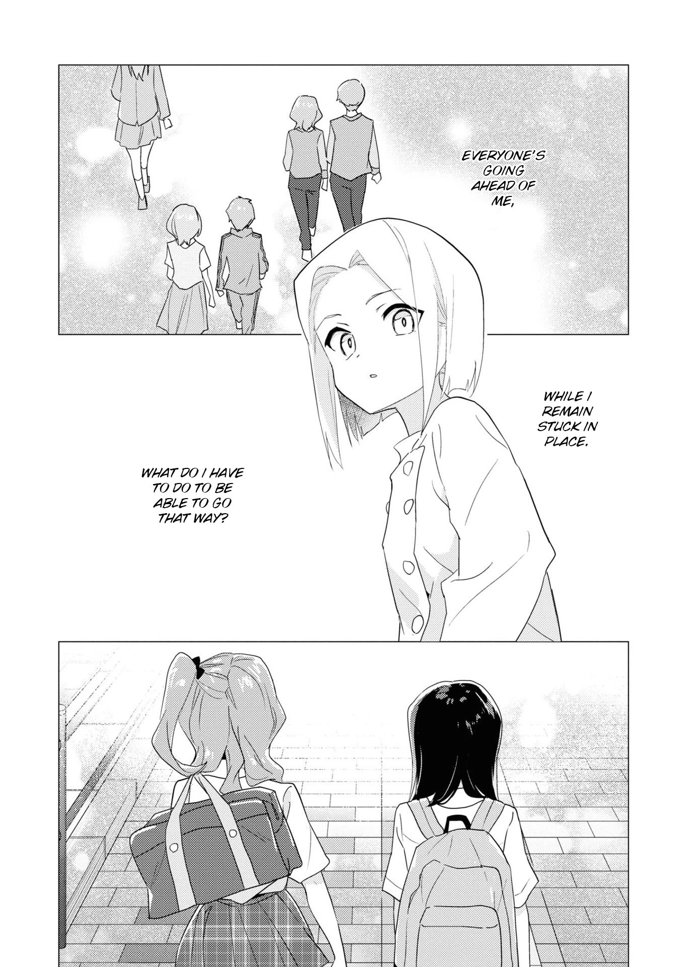 Watashi no Yuri wa Oshigoto desu! Chapter 55 page 1 - Chapter 55: Moving On Means Moving Forward