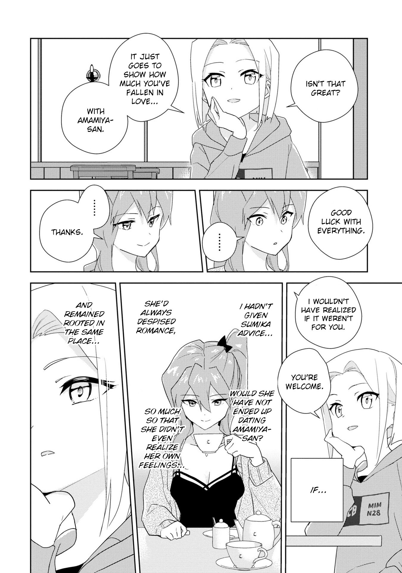 Watashi no Yuri wa Oshigoto desu! Chapter 55 page 14 - Chapter 55: Moving On Means Moving Forward